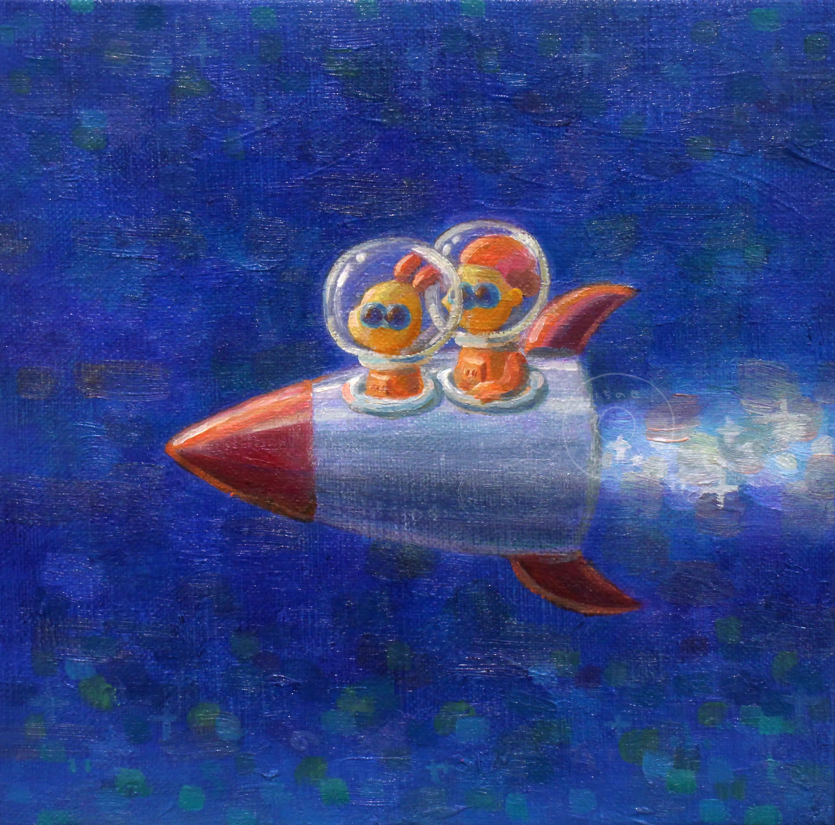 かわいい」「楽しい」を描く油絵画家の2026年6月の新作紹介｜いちのせ