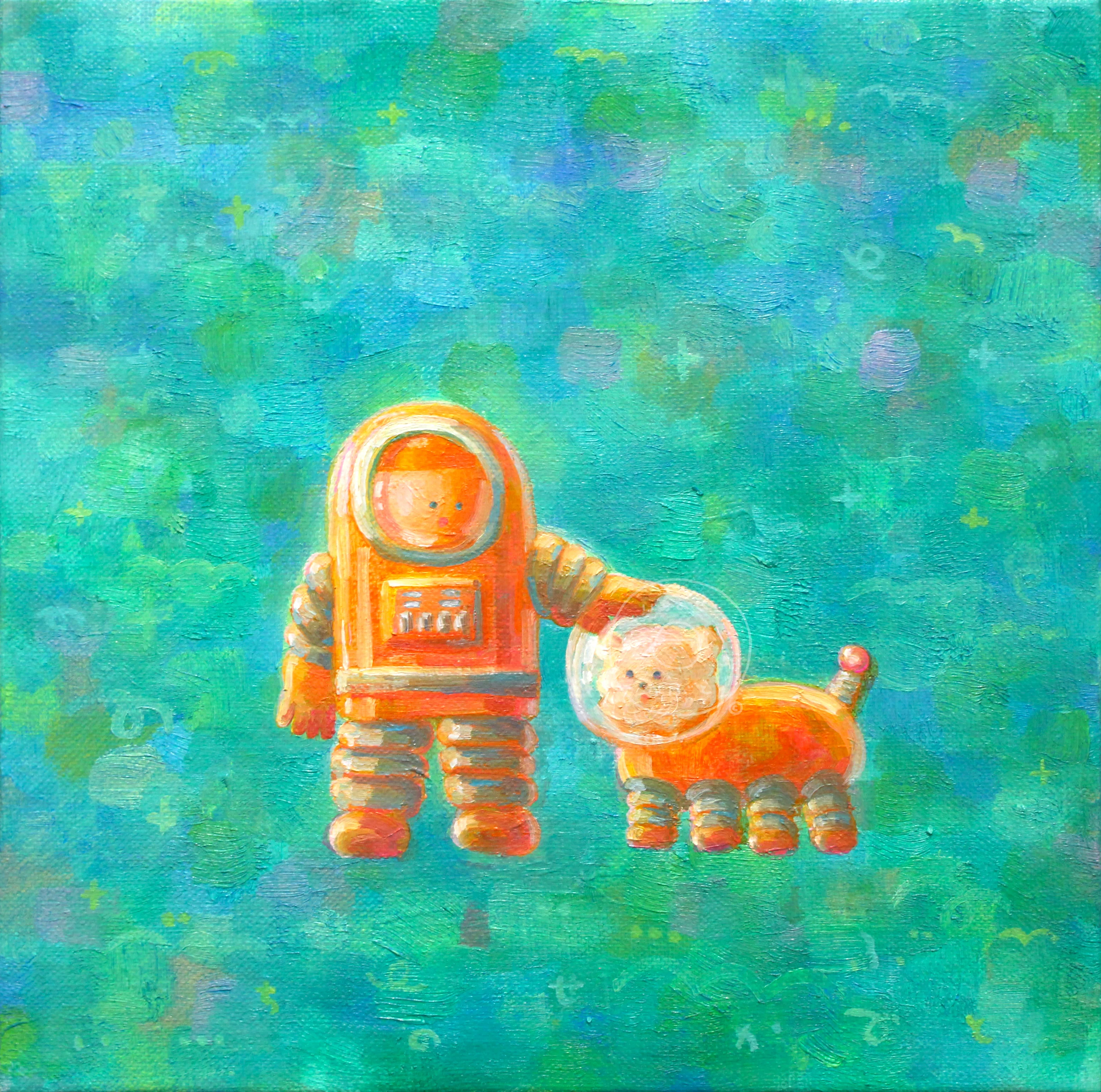 かわいい」「楽しい」を描く油絵画家の2026年6月の新作紹介｜いちのせ