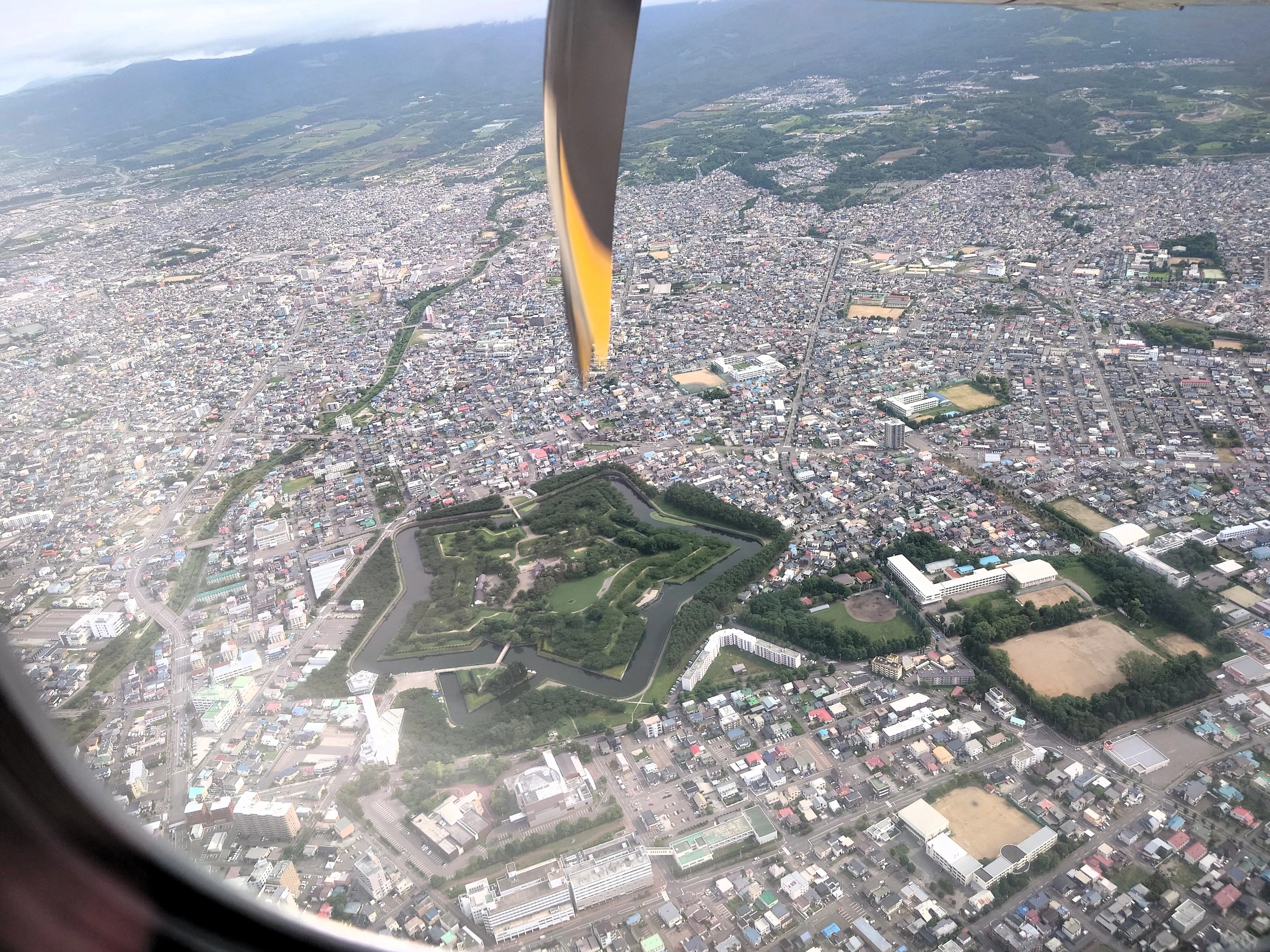 機窓画像コレクション「函館・五稜郭」／2025年7月｜菅野ノリヒコ