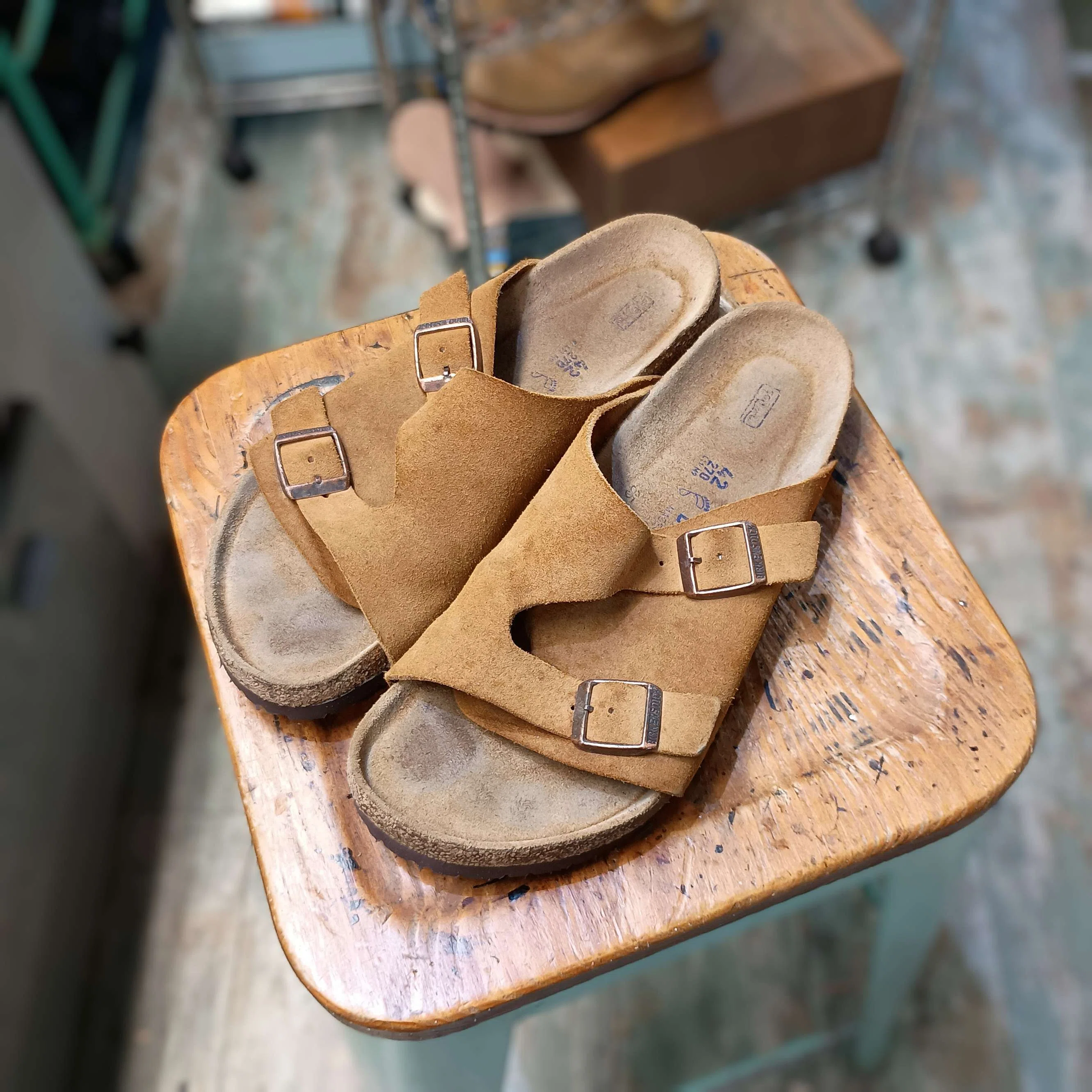 リソール/ソール交換】Birkenstock Zurich/チューリッヒ+vibram#8327