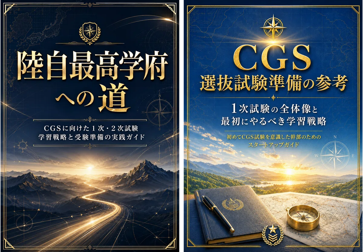 2026年最新版】陸自指揮幕僚課程（CGS）試験で最短合格を勝ち取りたい