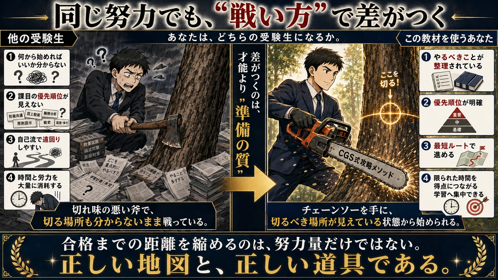 2026年最新版】陸自指揮幕僚課程（CGS）試験で最短合格を勝ち取りたい