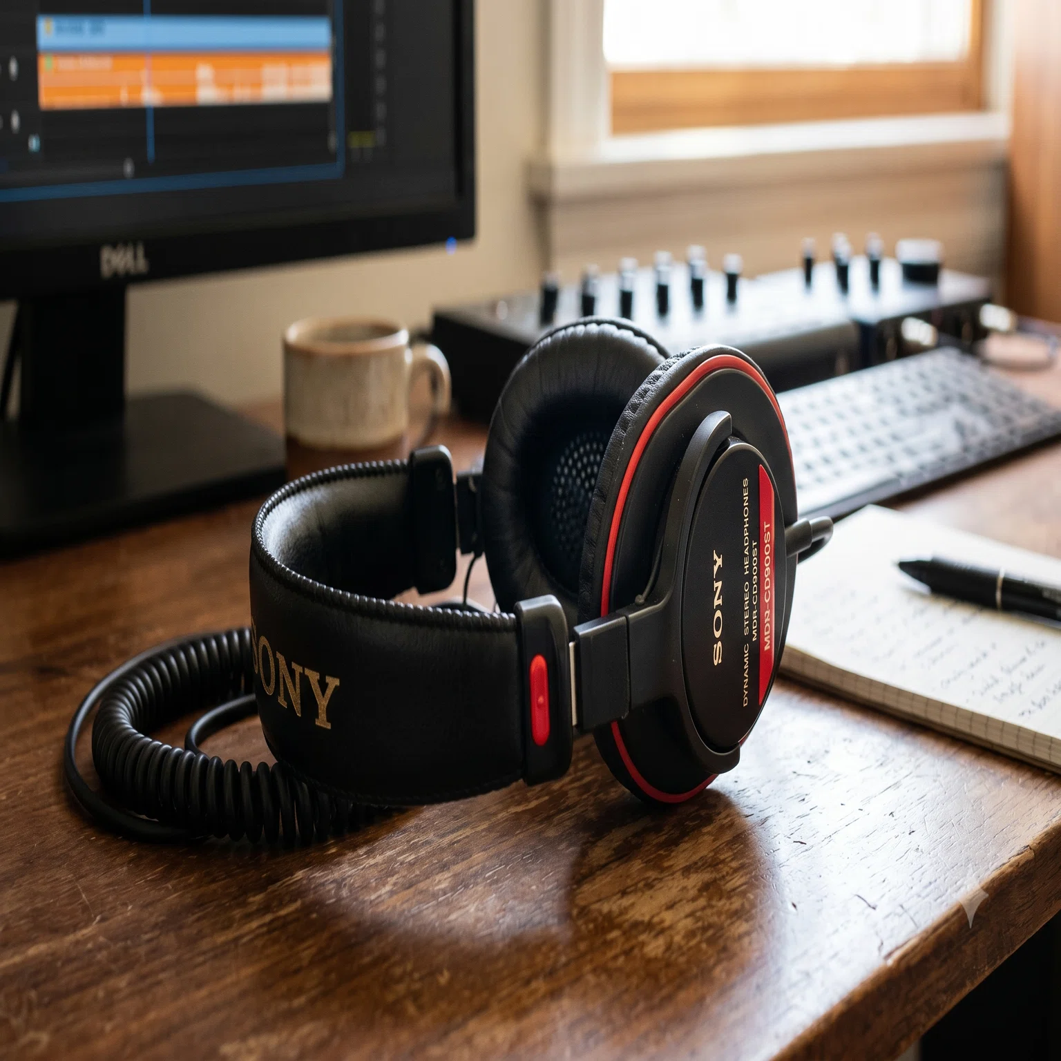 SONY MDR-CD900ST　赤帯　スタジオモニター 有線ヘッドホン 仕事部屋の相棒】25年間、私の耳であり続けた「赤帯」のモニター