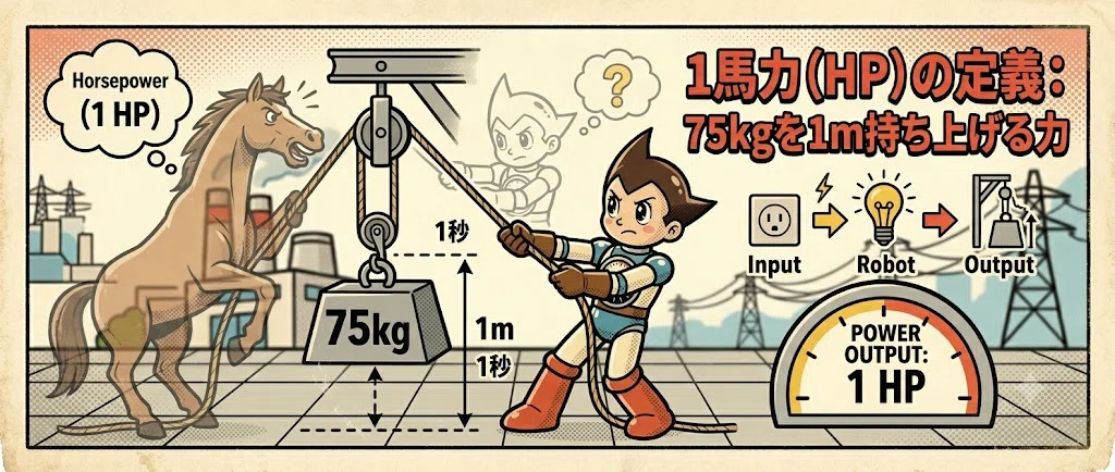 鉄腕アトムの「10万馬力」は、電力にすると約75MWだった！！｜シイタケ