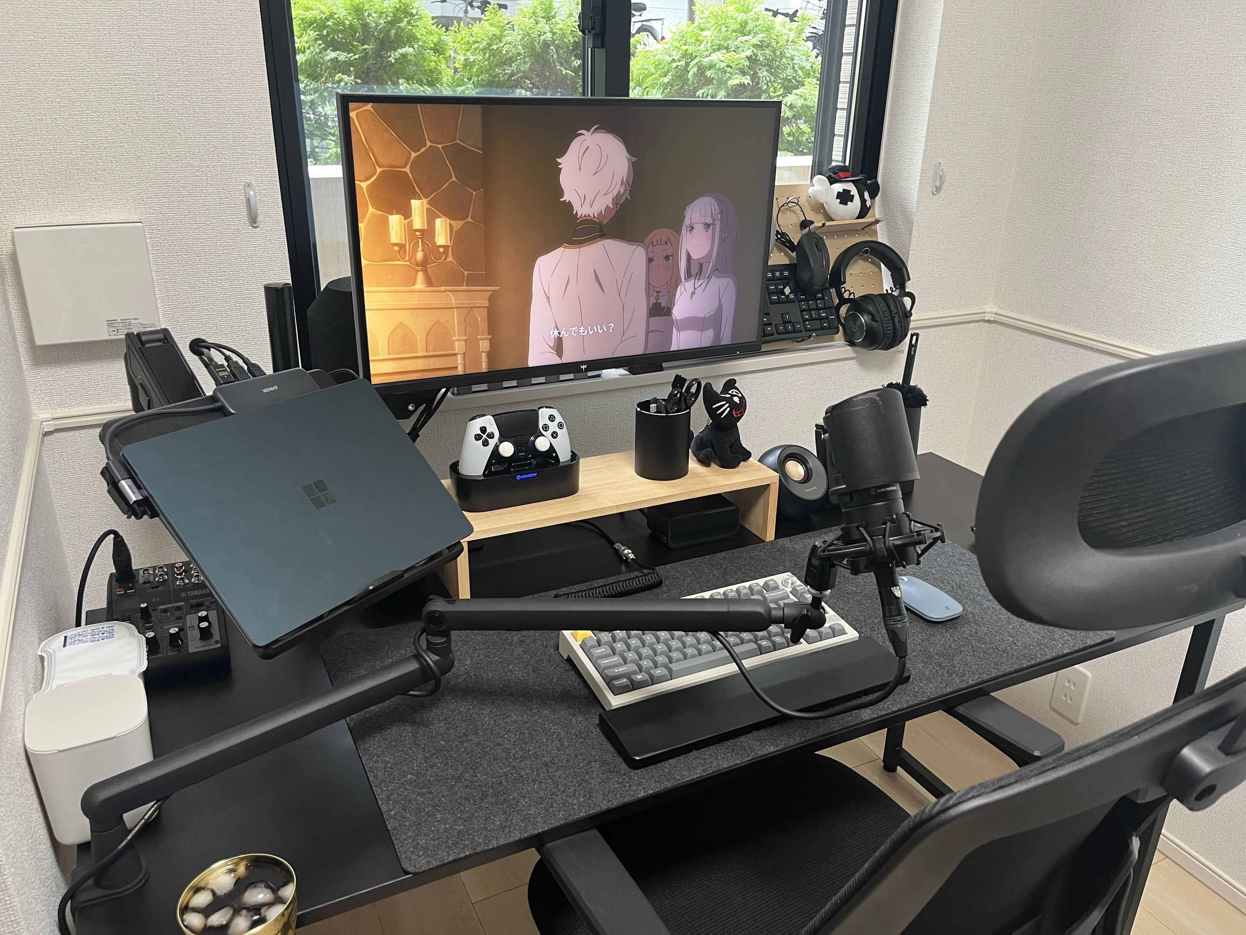 デスク環境】ノートPCからデスクトップへ。デスクの進化に1台で応える