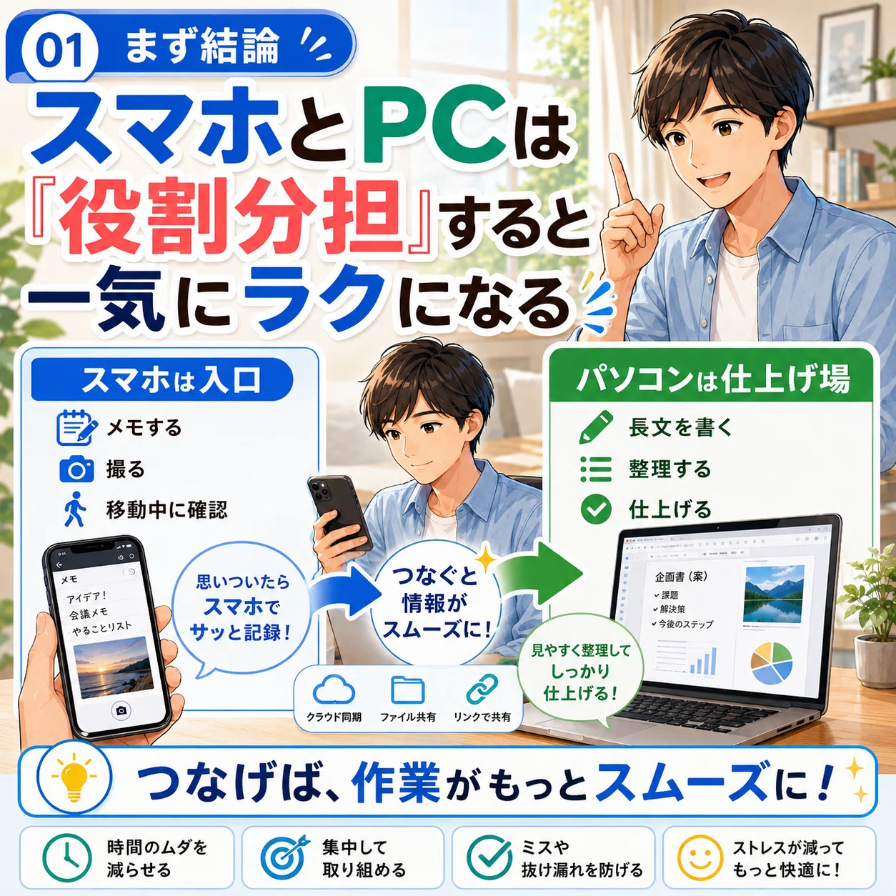 ?【2026年版】スマホとパソコンの連携、もっと便利にできます 
