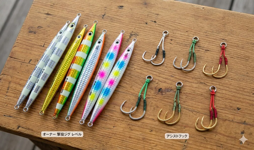 オーナー【撃投ジグ】 レベル 完全ガイド｜水平フォールとタフボーンで