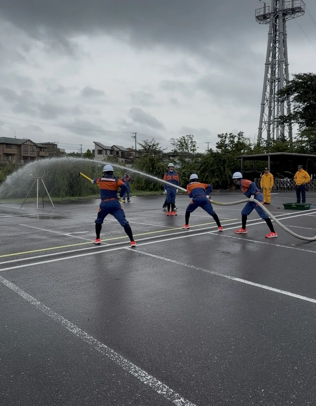 【習志野市消防団ポンプ操法大会に向けて】のサムネイル