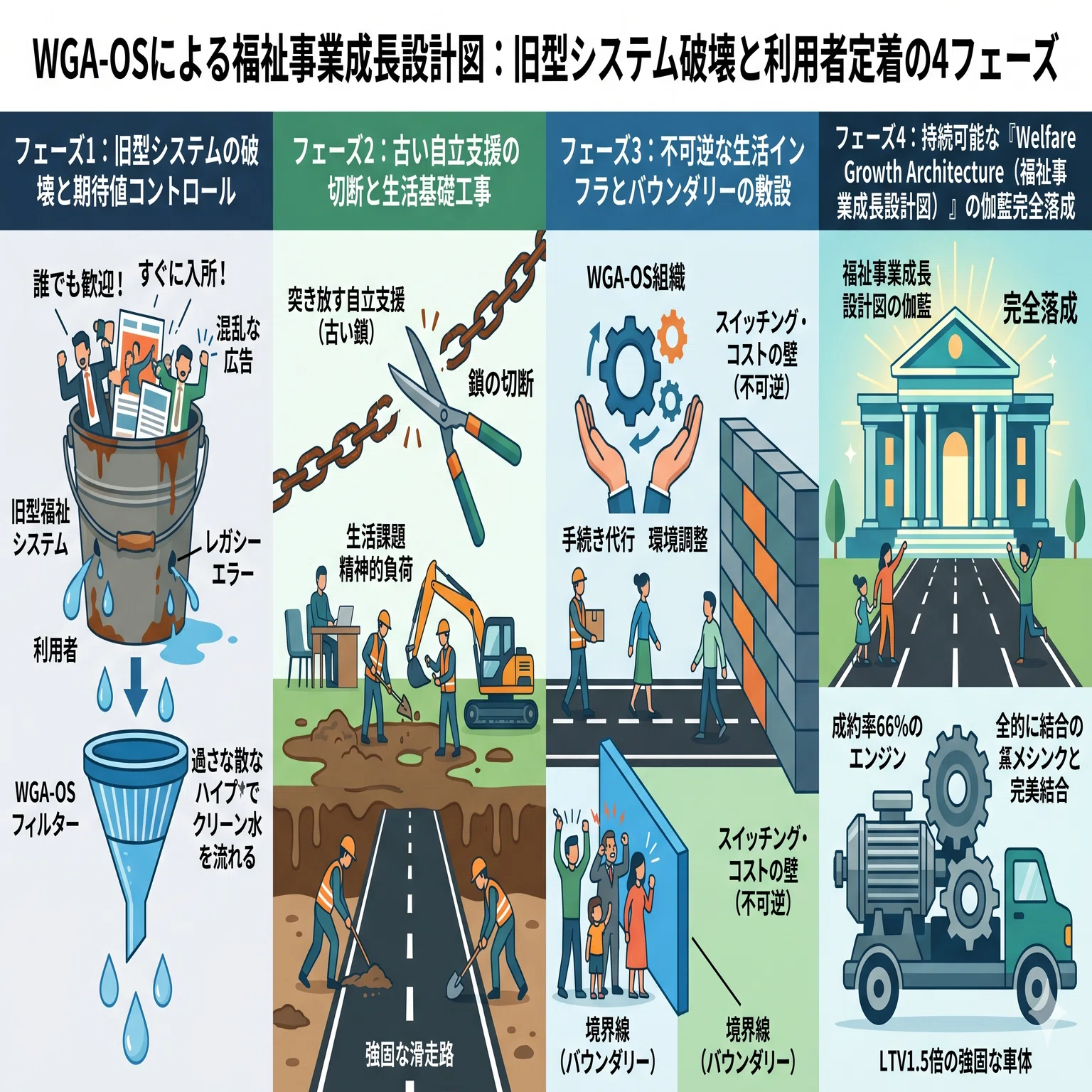 完全設計図⑬】創作大賞2026応募マガジン「WGA-OS 福祉LTV論」を読む