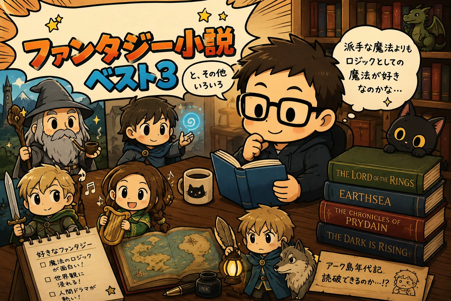 閑話休題：僕の中の三大ファンタジー｜snichnd