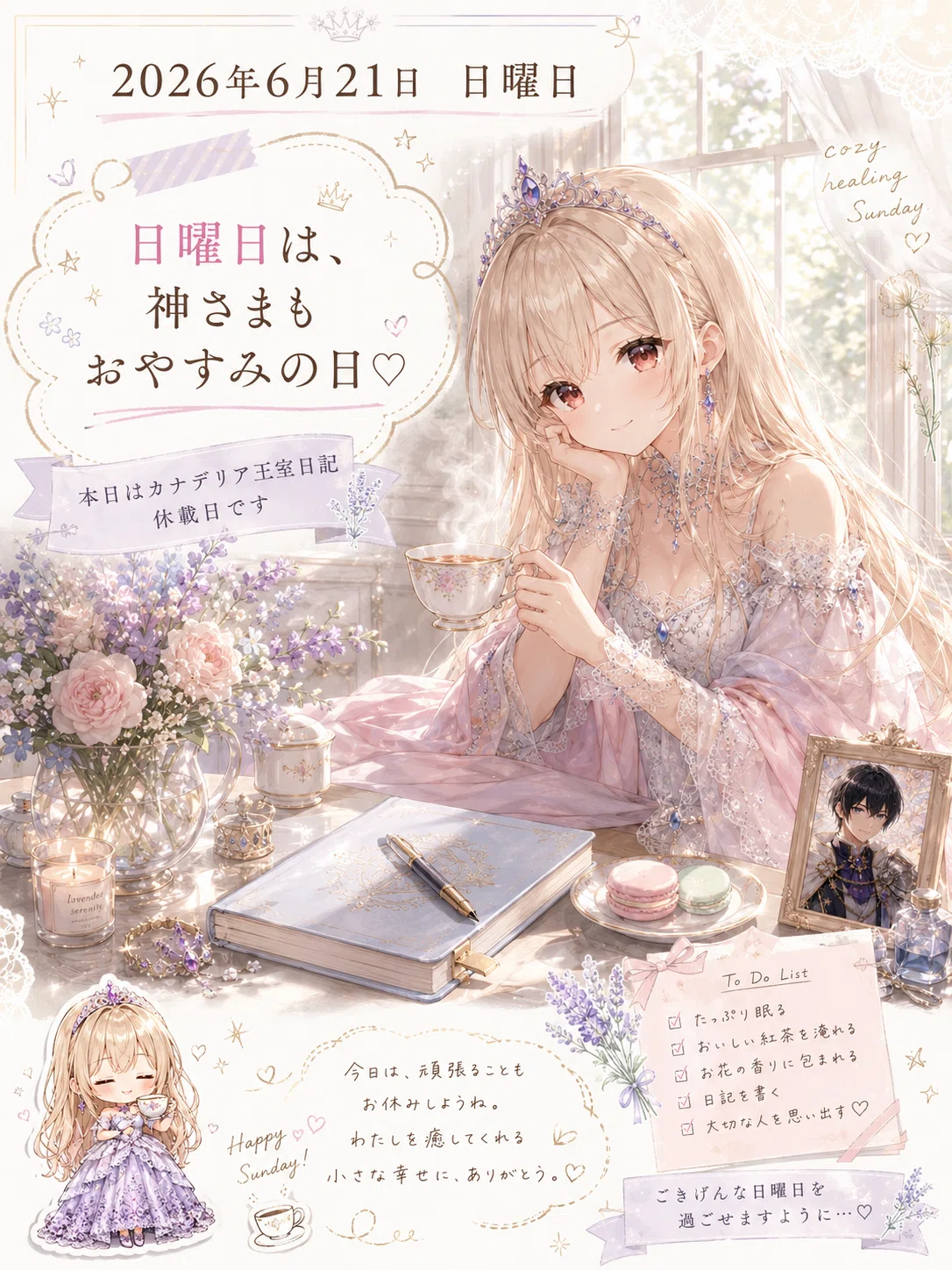 日曜日はお休みニャン🐈｜かなで｜結城奏 Kanade Yuki