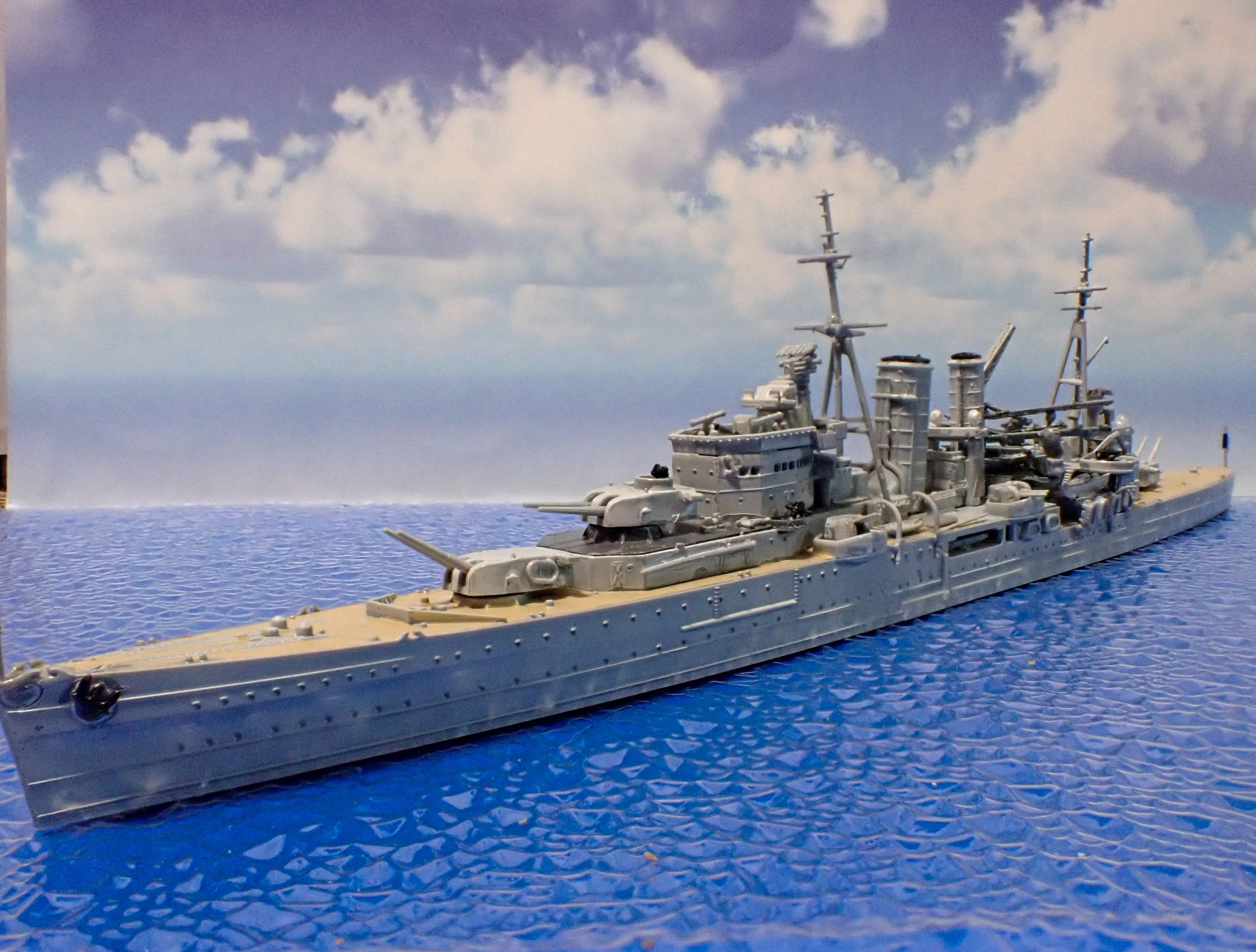 1/700 ウォーターラインシリーズ アオシマ イギリス重巡洋艦