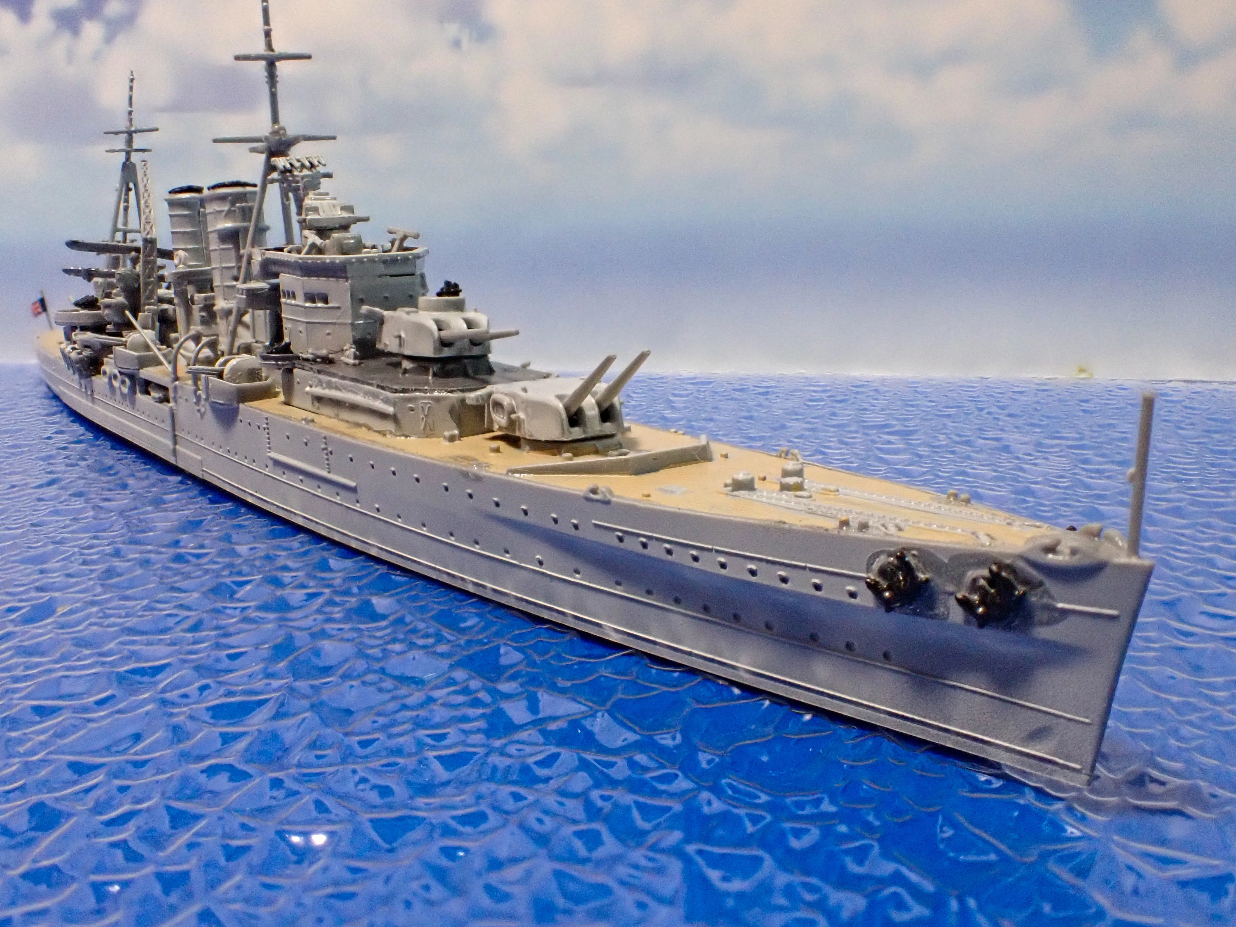 1/700 ウォーターラインシリーズ アオシマ イギリス重巡洋艦