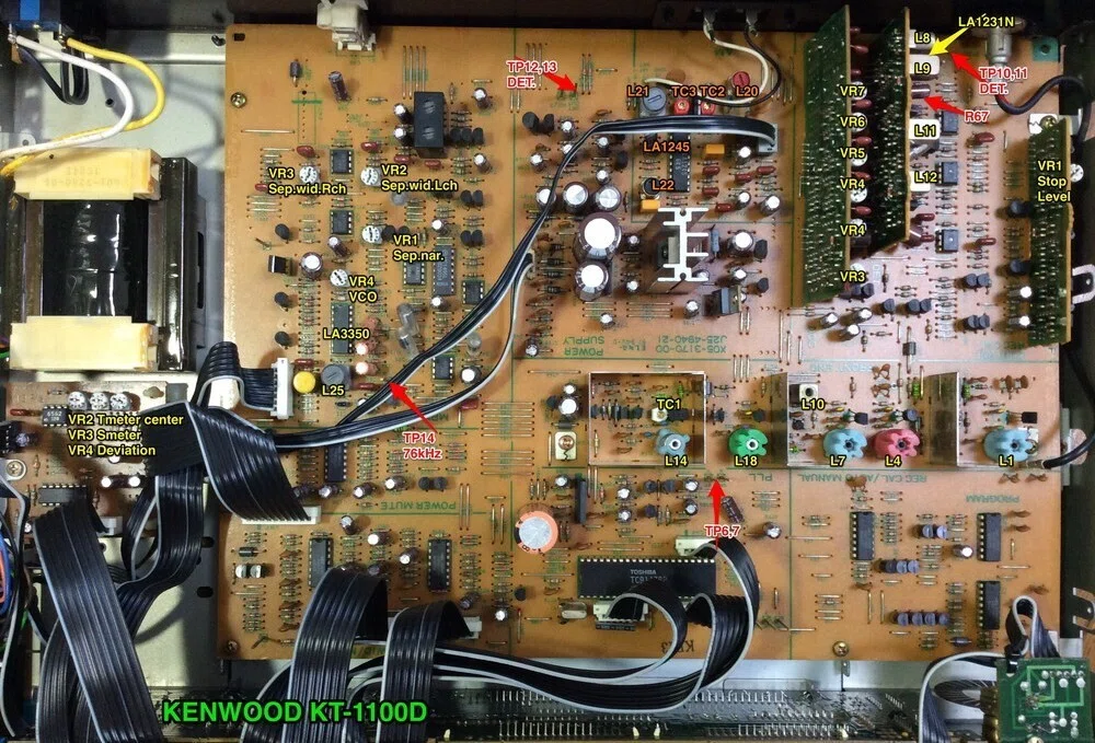 KENWOOD KT-1100D 修理調整記録22｜BLUESS Laboratory