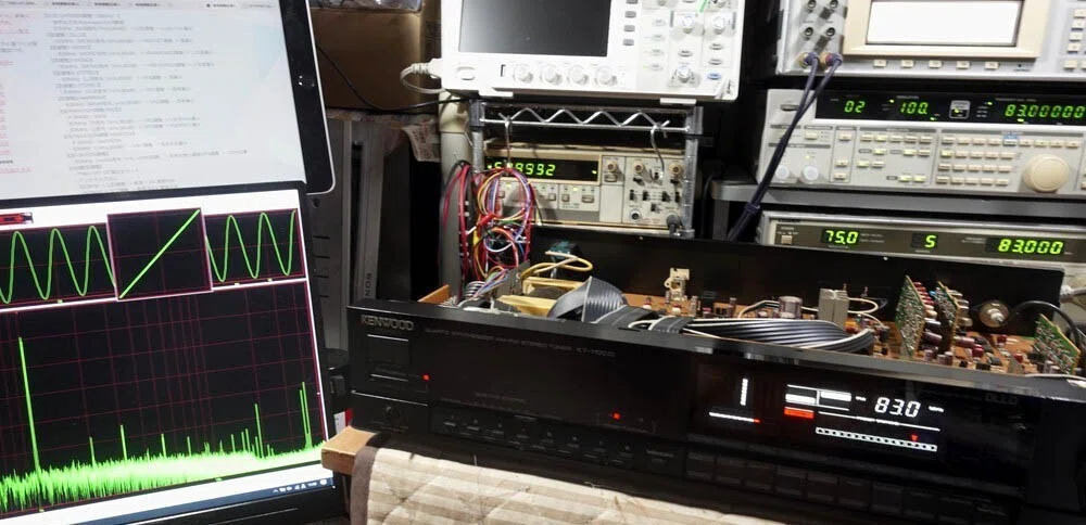 KENWOOD KT-1100D 修理調整記録22｜BLUESS Laboratory