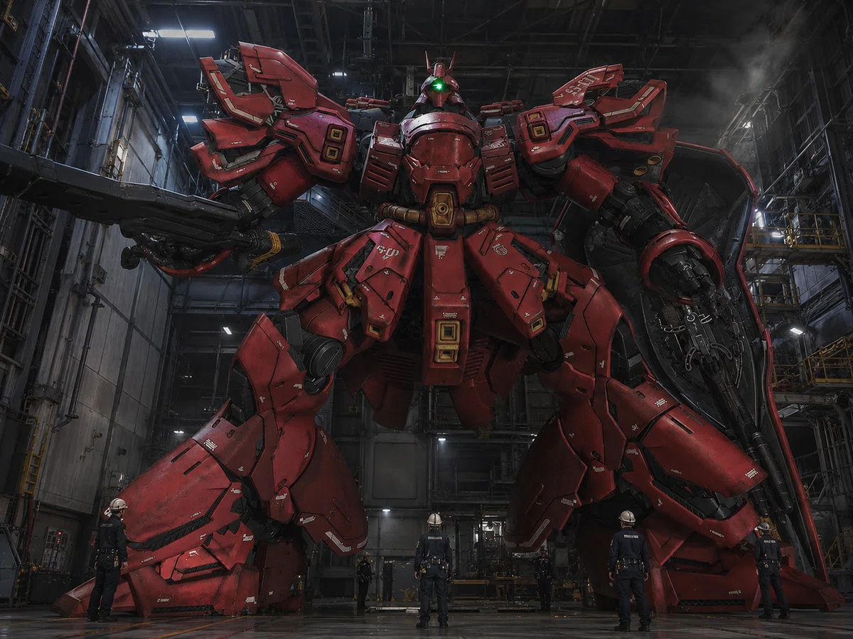 機動戦士ガンダム 逆襲のシャア/サザビー(ガンプラ ジオラマ)