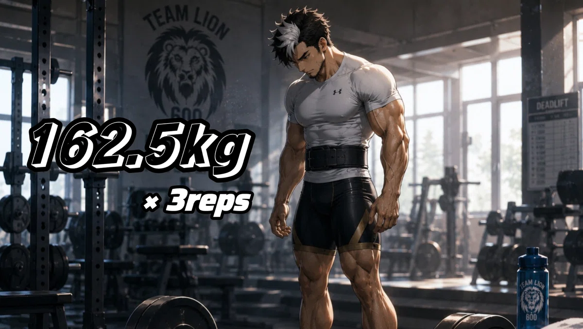 Deadlift] Does 162.5kg feel light?｜🎵 TEAM LILITH & AMI｜安達