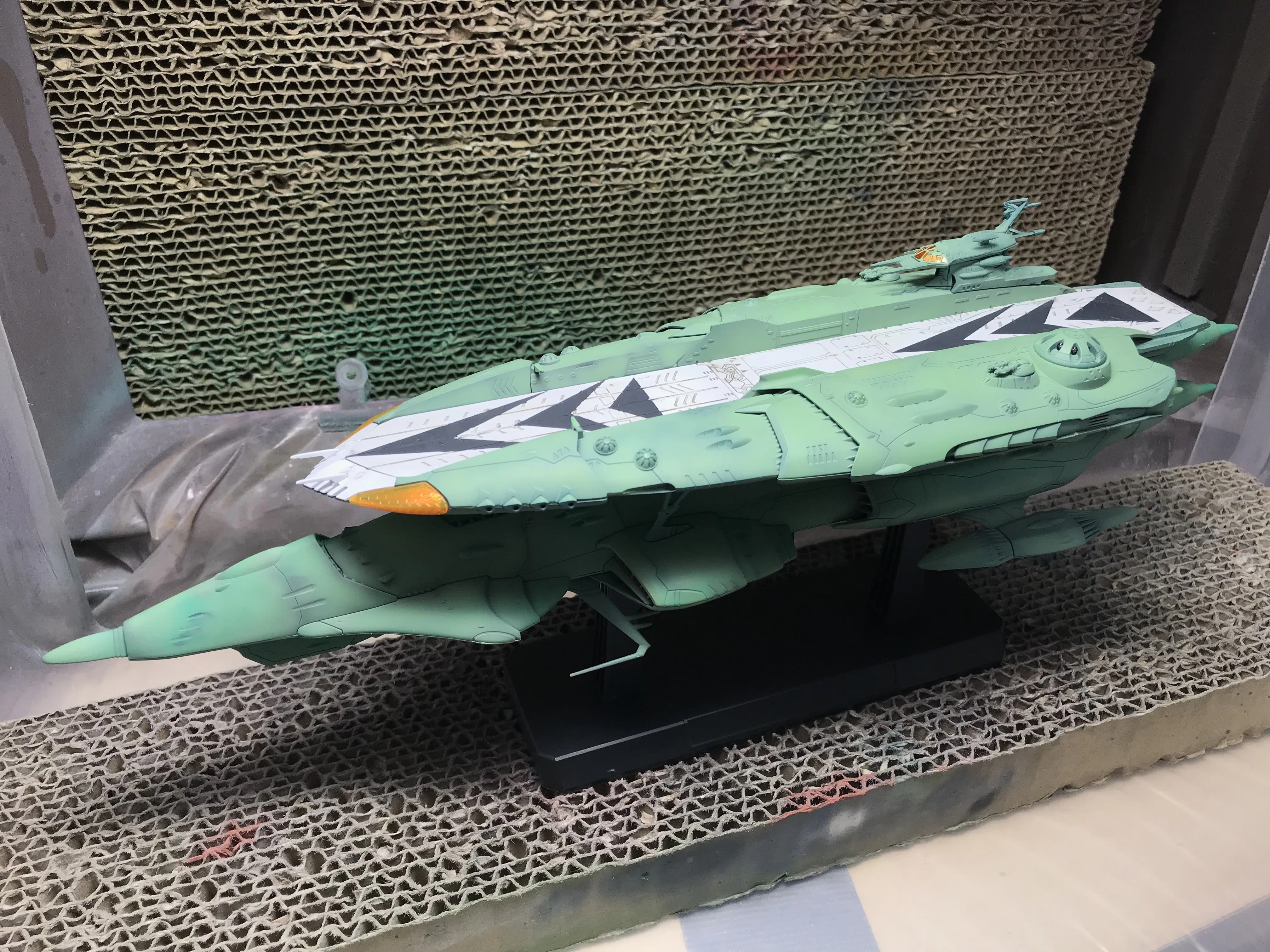 1/1000 Nazca-class Strike Space Aircraft Carrier Kiska｜Ma