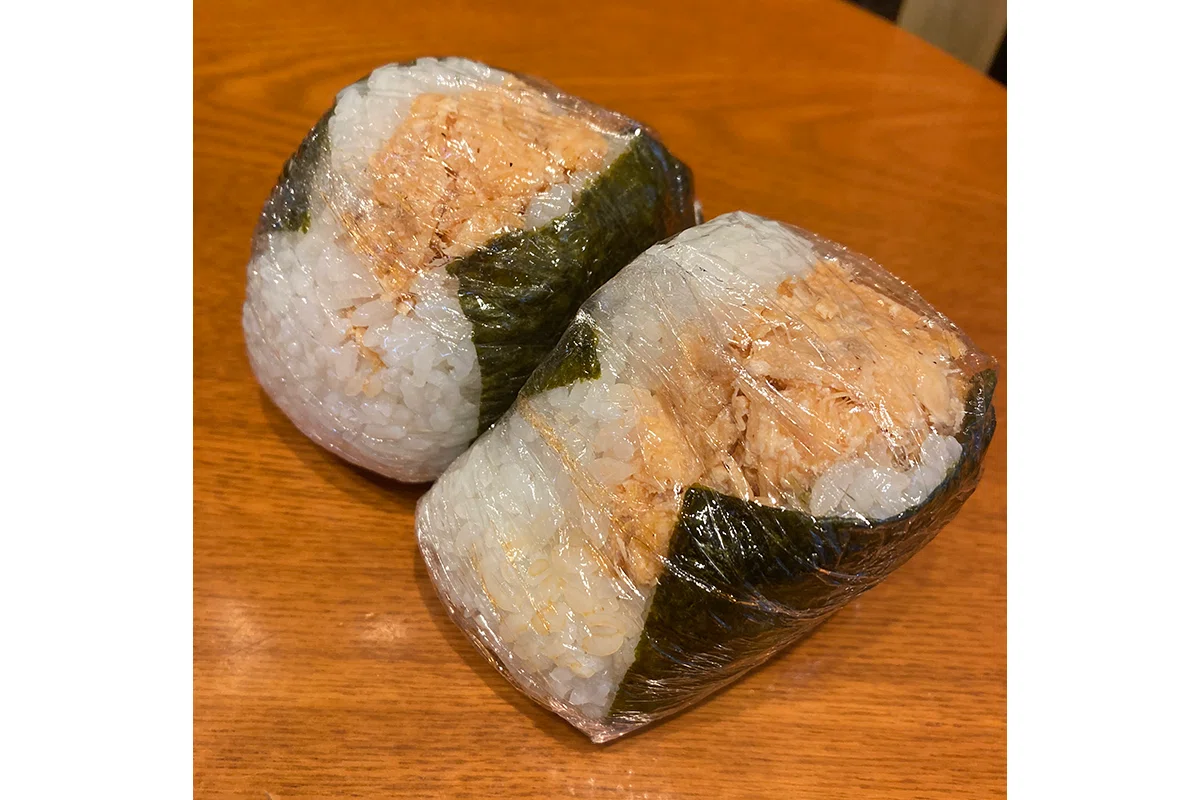 最後の日に購入したハラミおにぎり。サラバじゃっ！！（涙）
