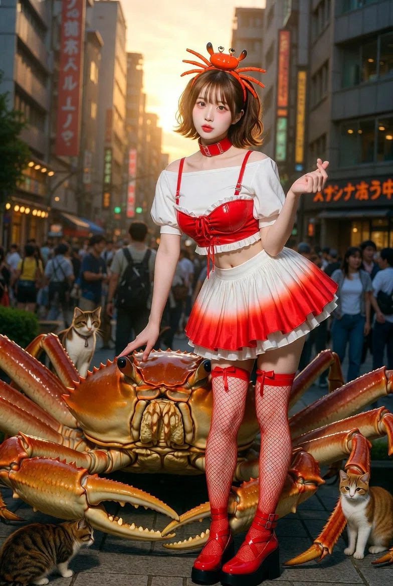 かにの日|kaeruco ... ((( ∧( _ )∧
