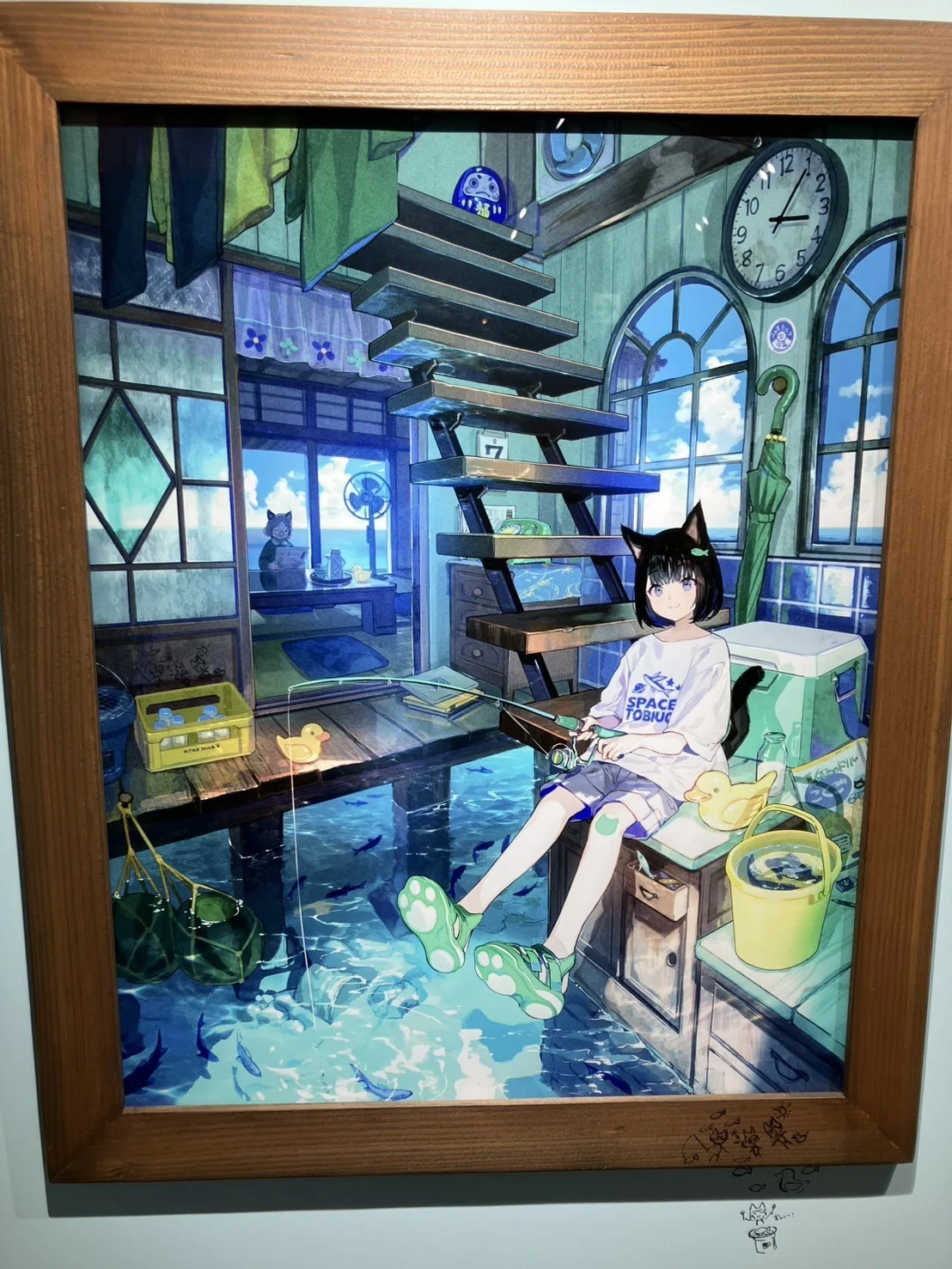 彩り豊かなイラストと印刷：藤ちょこイラスト展「祝彩巡礼」を見る｜c