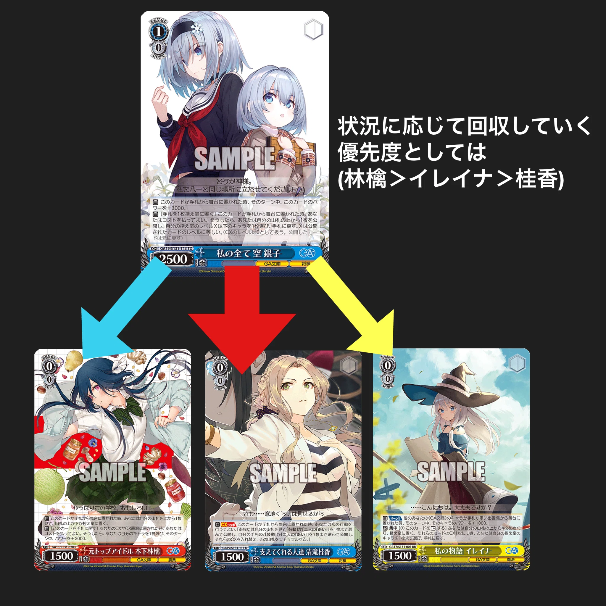 WSデッキ紹介 GA文庫 門電源(りゅうおうのお仕事)｜テラ