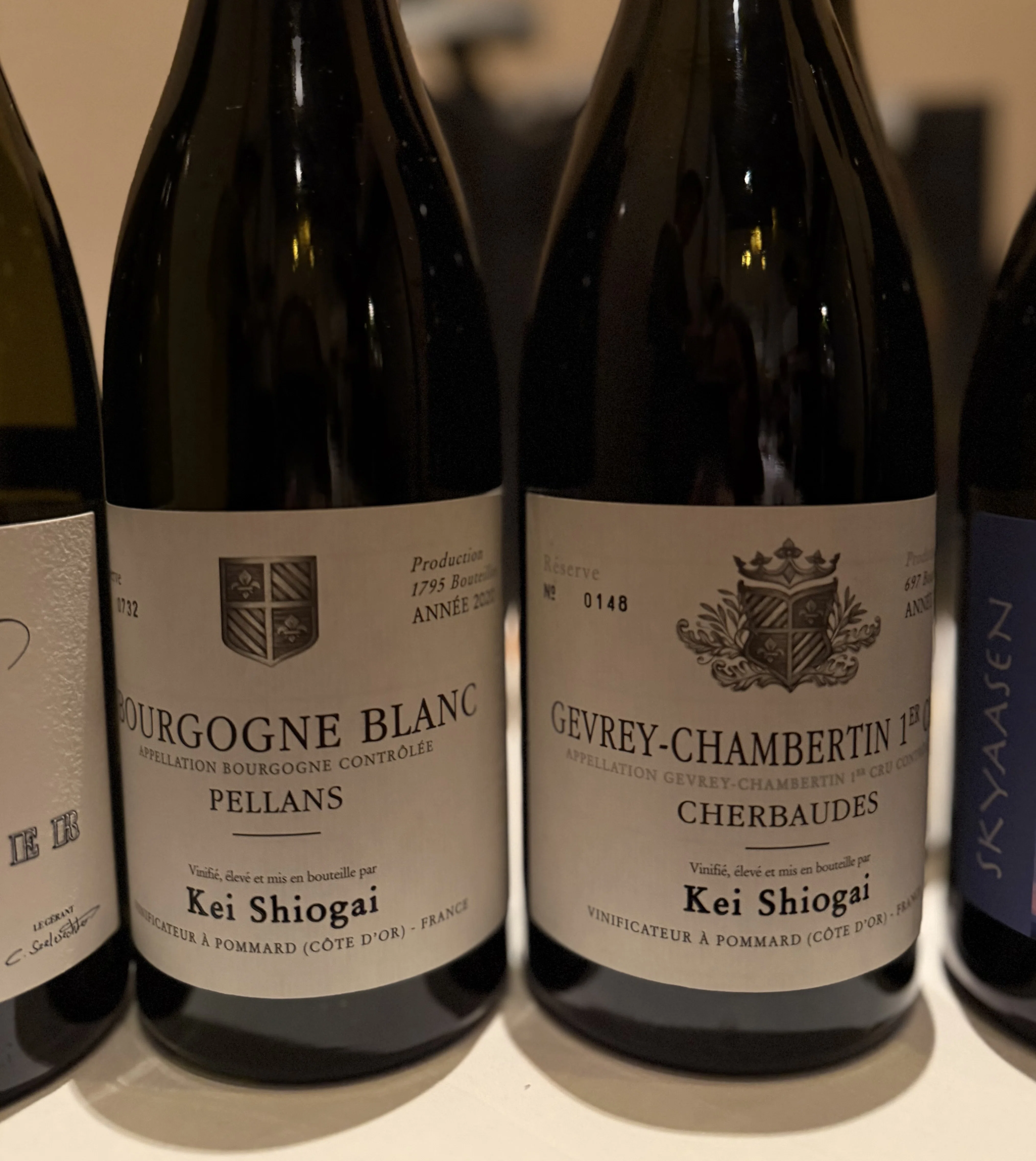 ワインは変わる。人は変わる？Kei Shiogai Pellans Bourgogne Blanc