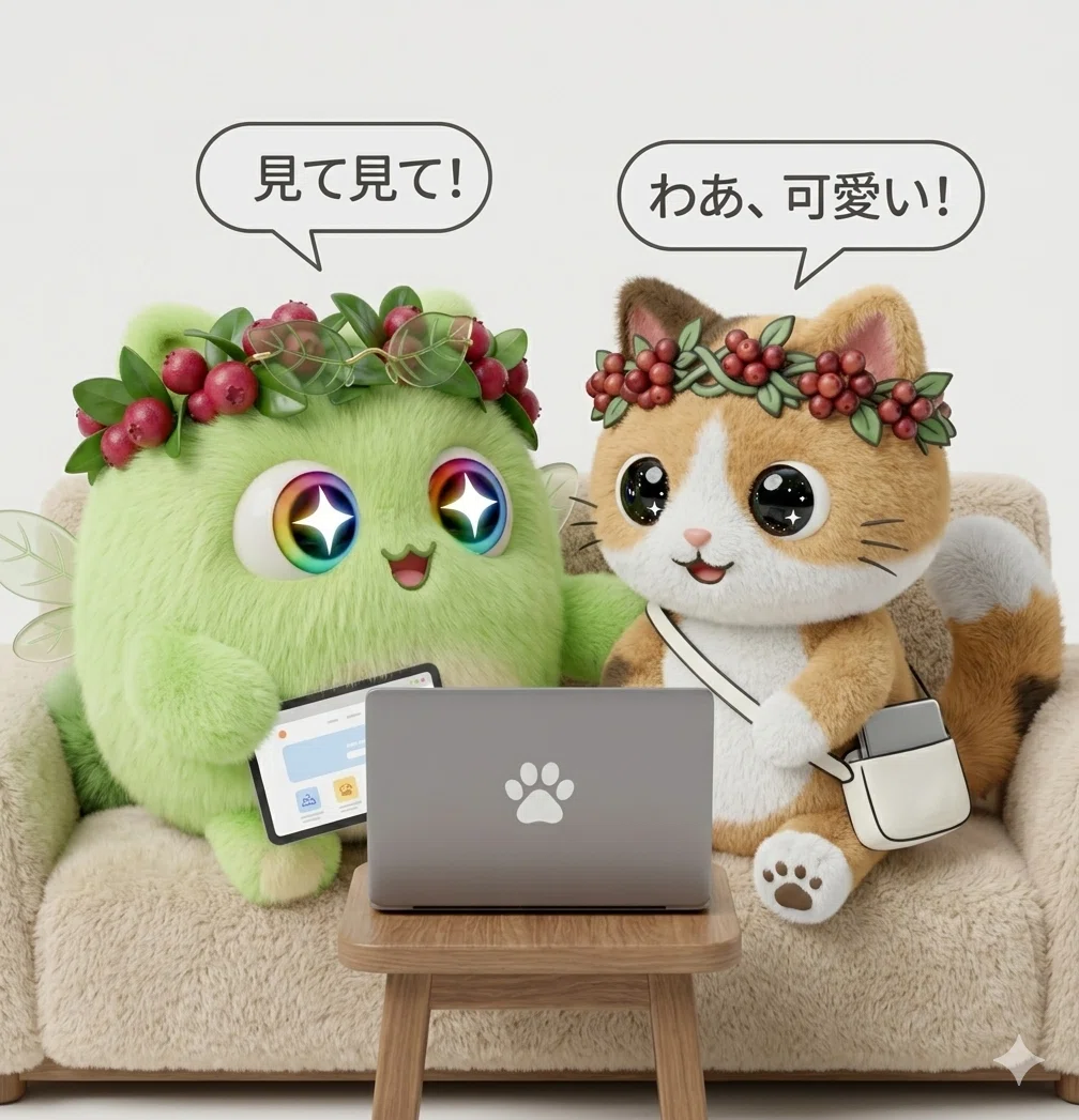 GeminIのもふもふキャラ「モッフィー」に癒される｜ちあーねこ