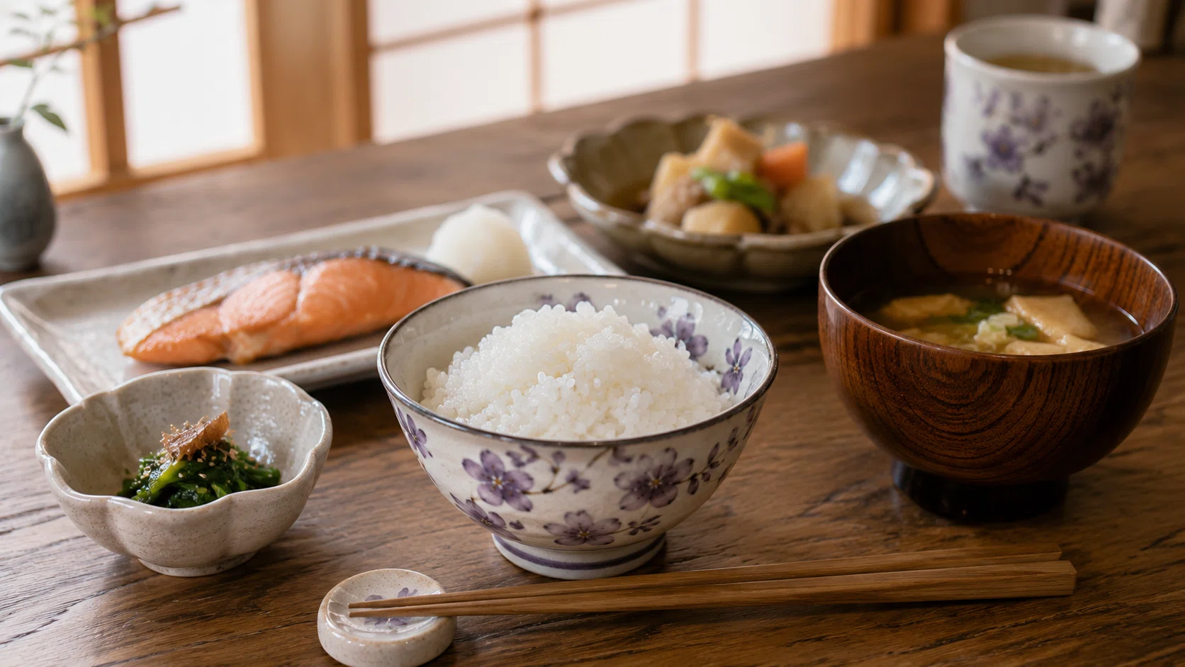 食器・キッチン用品 新品 工房ゆずりは 紫京花 飯碗 手造り 手描き