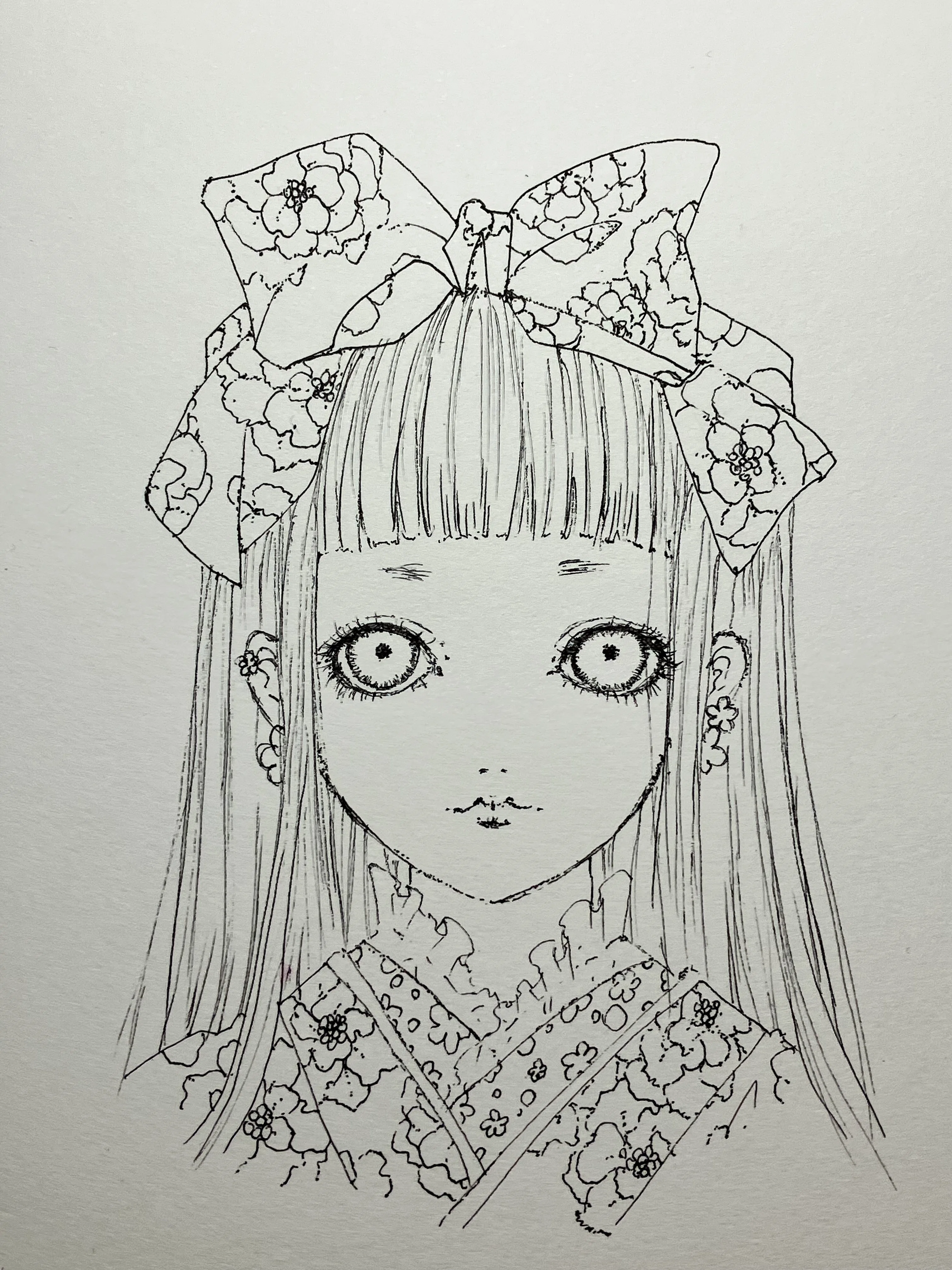 アナログイラストをひたすら描いています｜朝火