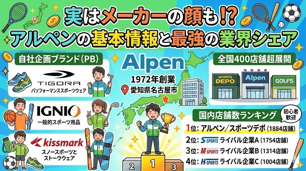株主優待6000円分(100満ボルト、アルペン、デポスポーツ) 株主優待が神】スポーツデポの「アルペン」がまさかの増配発表！初心者