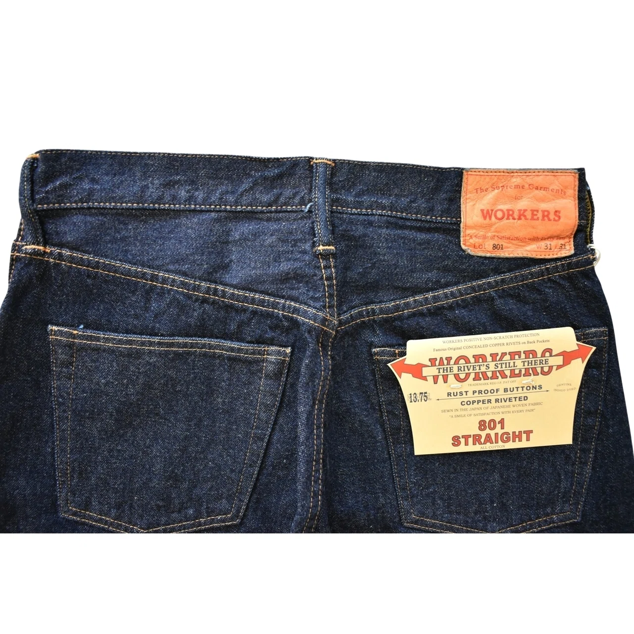 商品解説】WORKERS：Lot 801 Straight Jeans ｜ 待望の取扱開始