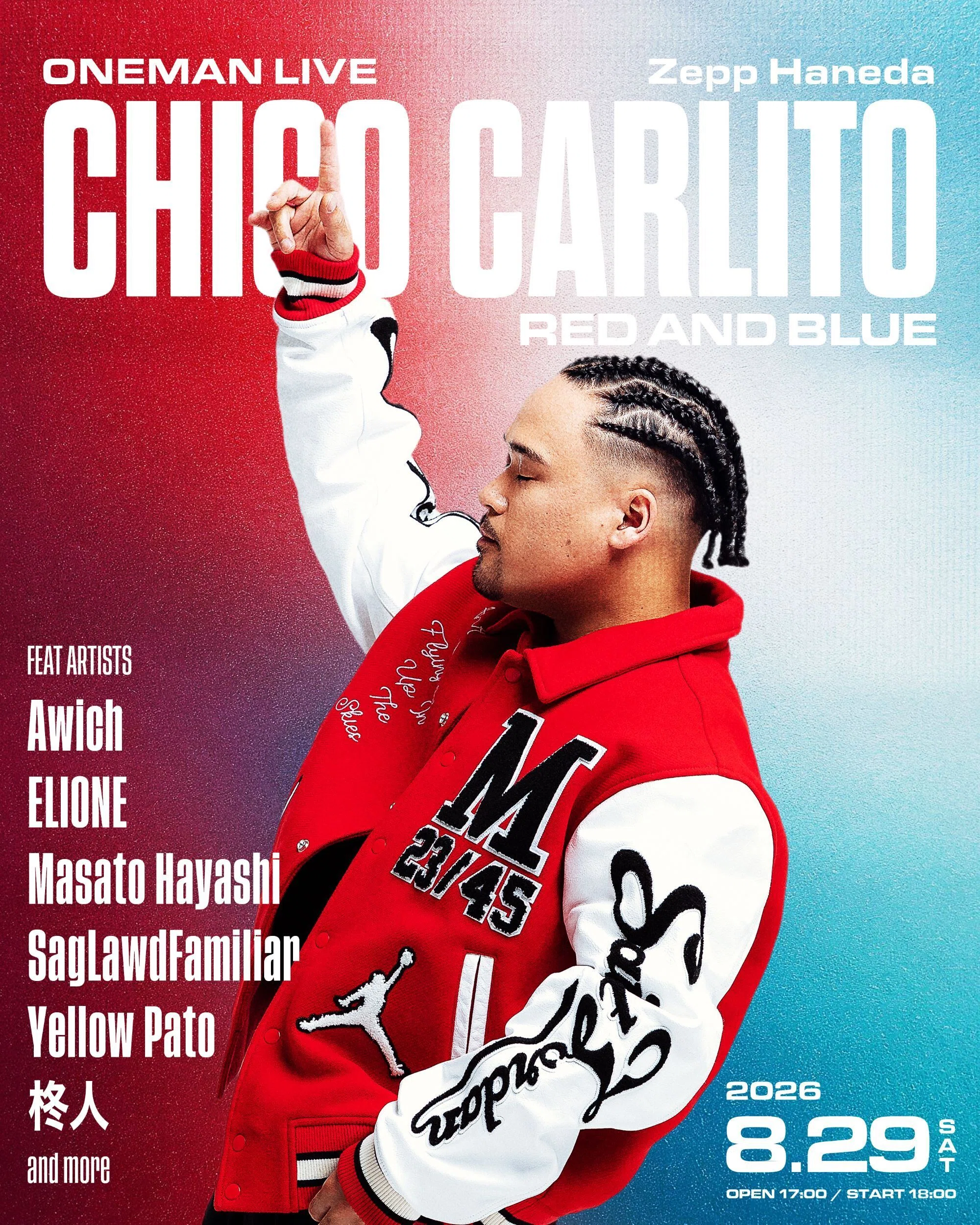 CHICO CARLITO to hold one-man live concert 