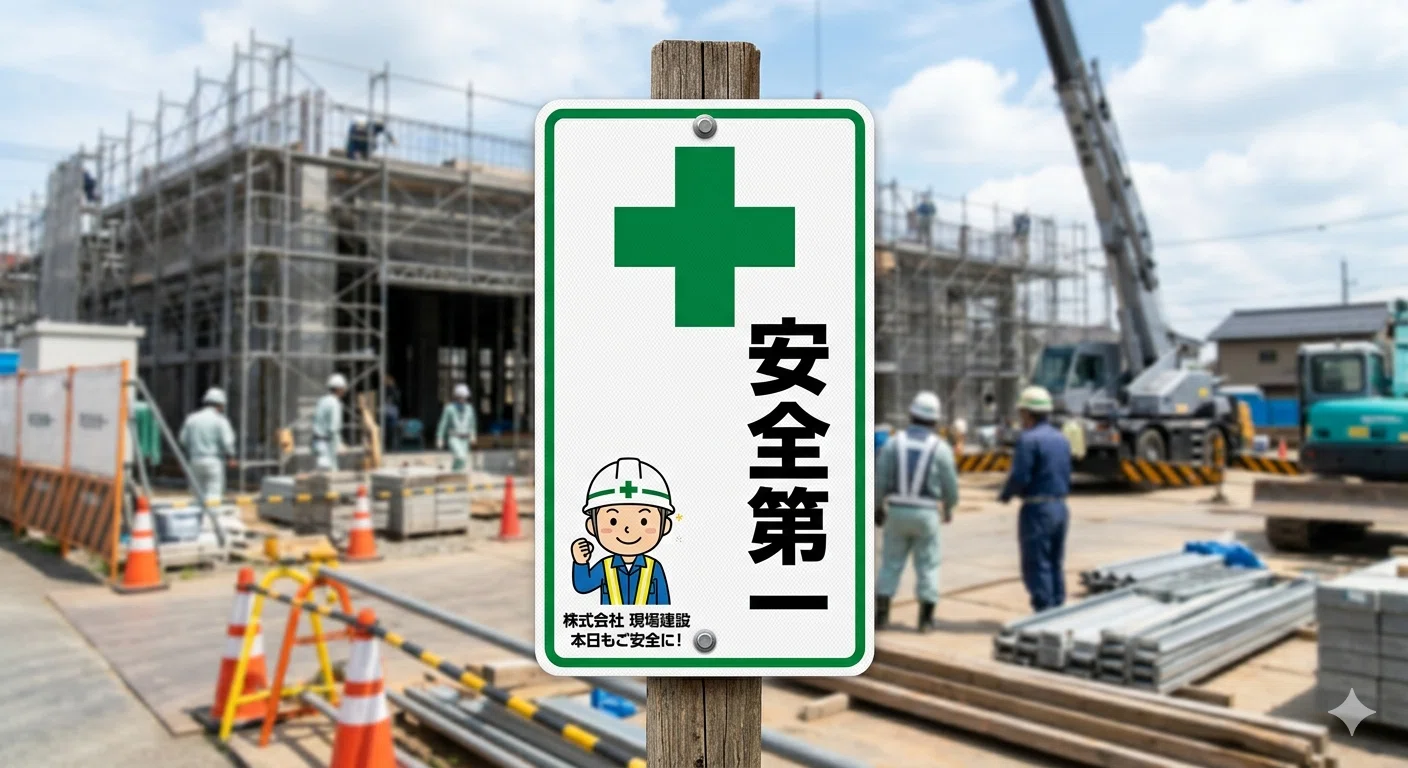 プロフ必読KK安心安全第一 安全第一標識 336－20 ＋安全第一