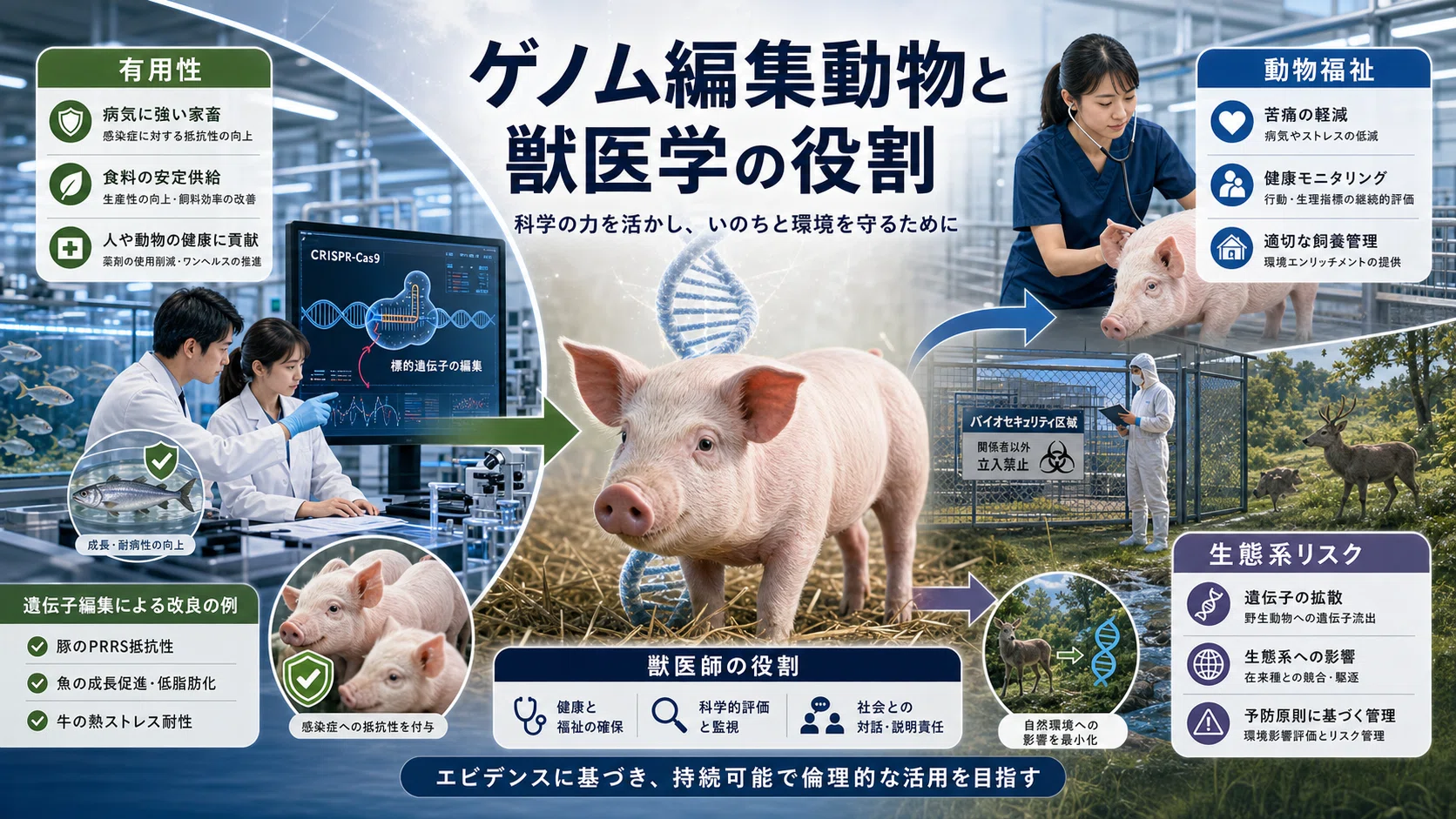 獣医学部 面接・小論対策】ゲノム編集動物と獣医学：獣医学部志望者が