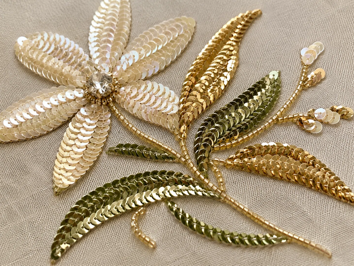 リュネビルとアリワーク、似たような刺繍技法というには違いがあり過ぎ