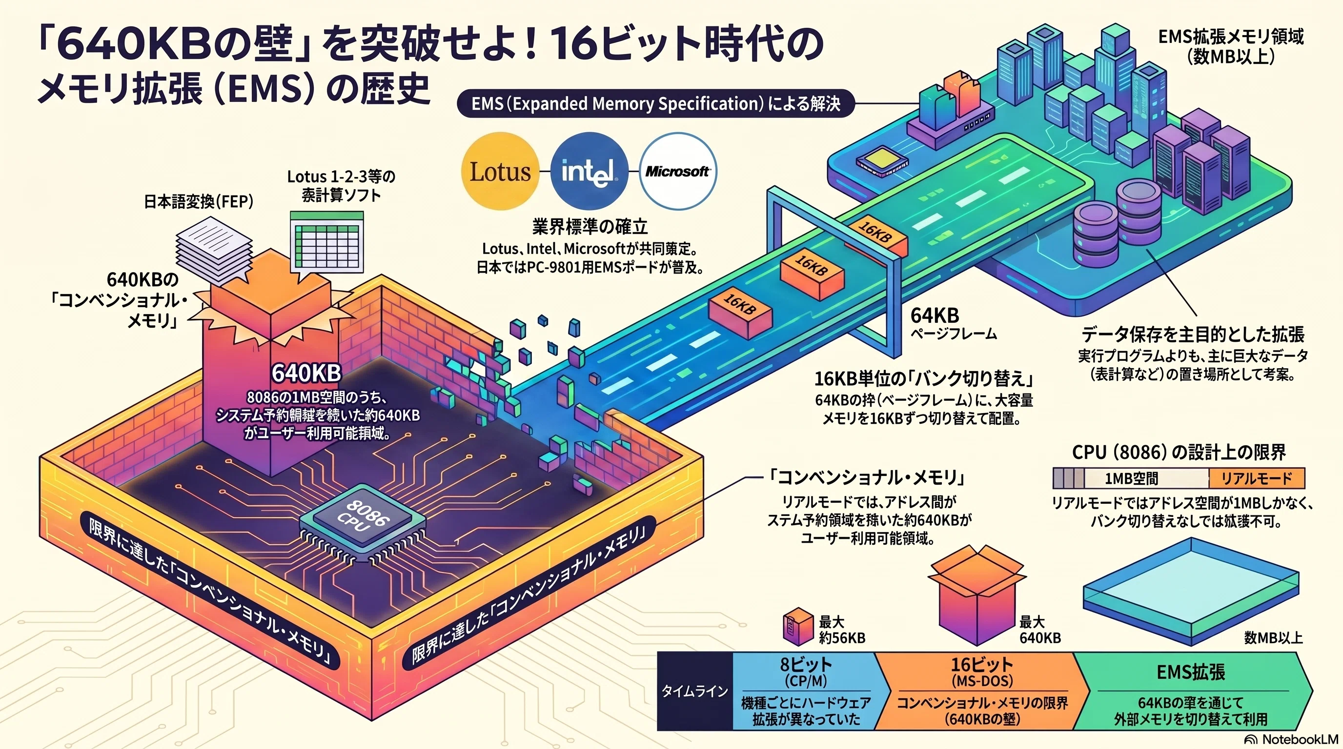 16ビット時代のメモリ拡張の歴史(1) - EMS｜kzn