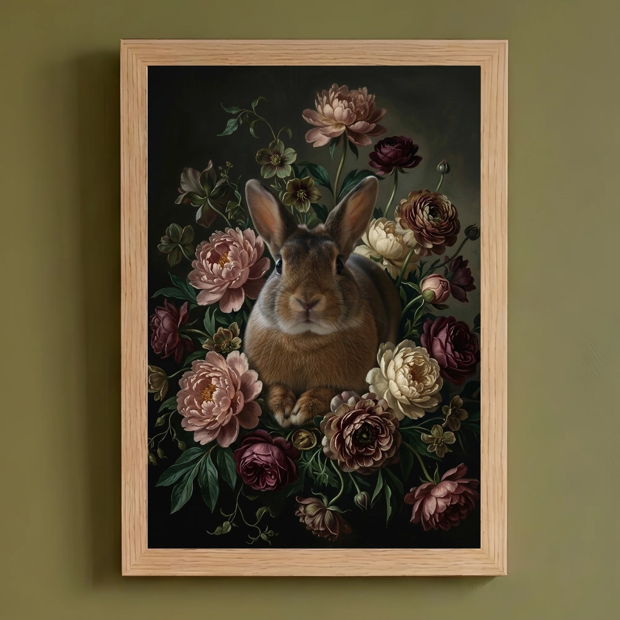 Mini Rex Graphics Mini Rex floral oil painting style framed art print is now available ...