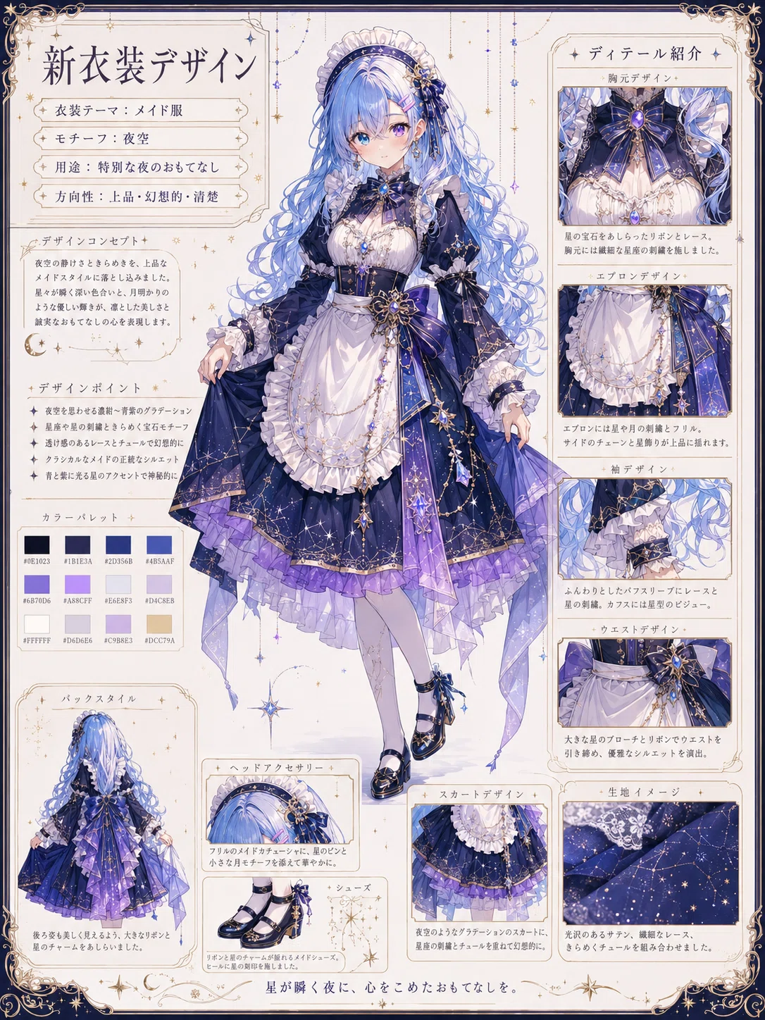 万能衣装デザインプロンプト｜サヤミラージュch（Saya-Mirage）