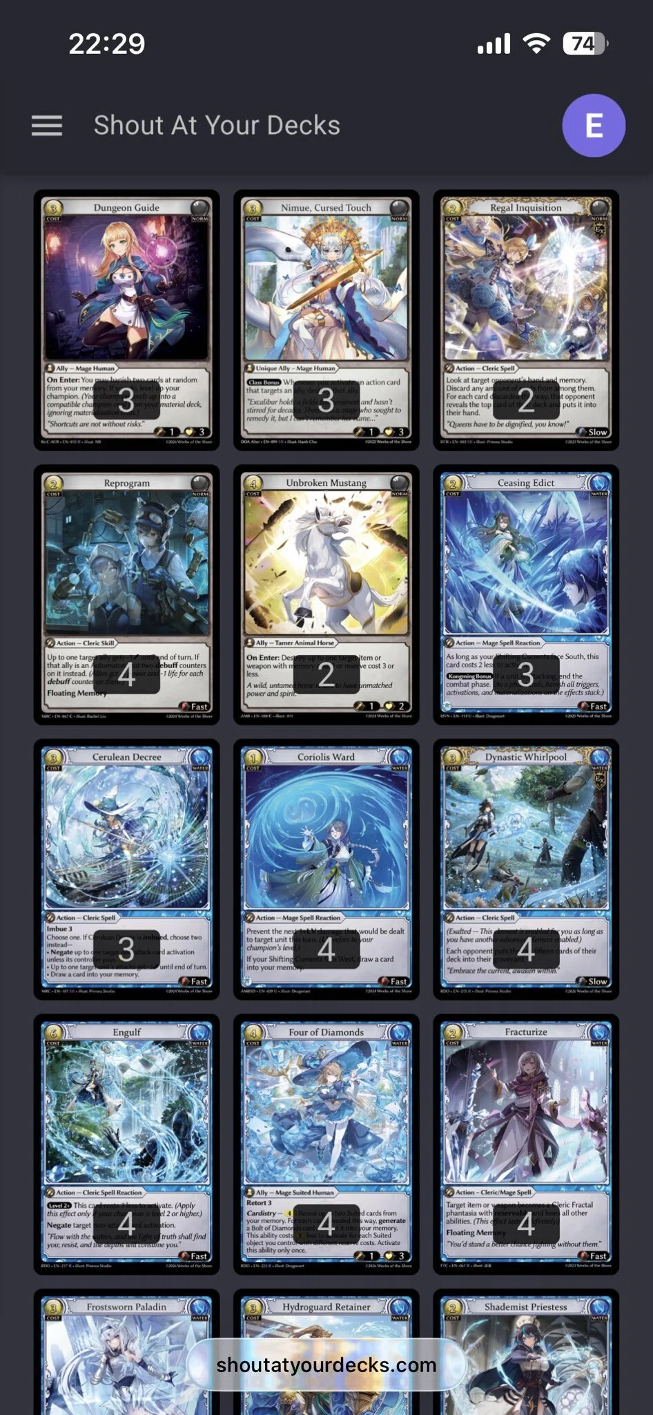 Grand Archive雑記 23.Water Mill KongmingがいくTokyo Regional RDO