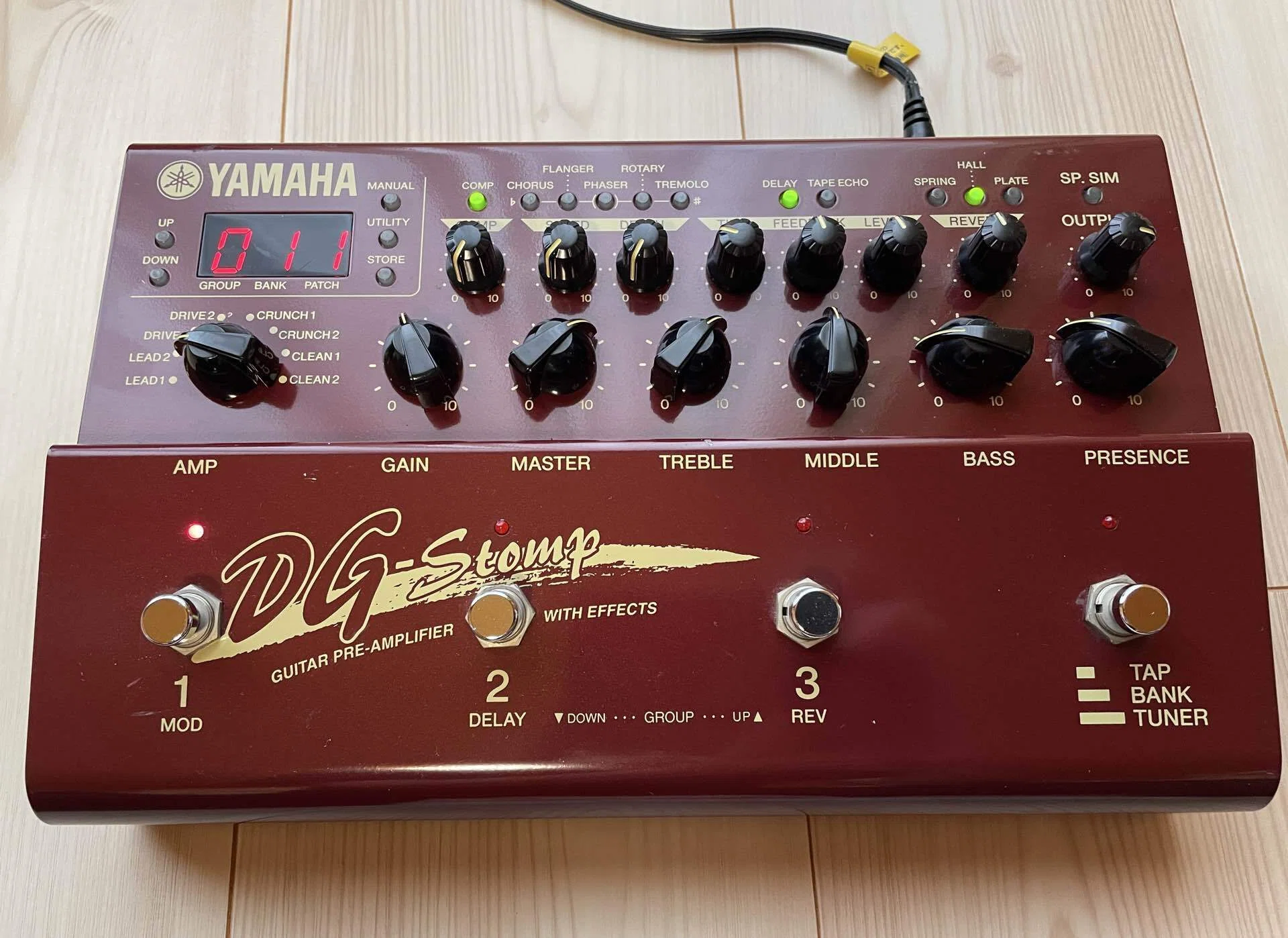 懐かし機材 YAMAHA DG-stomp｜HiMat9
