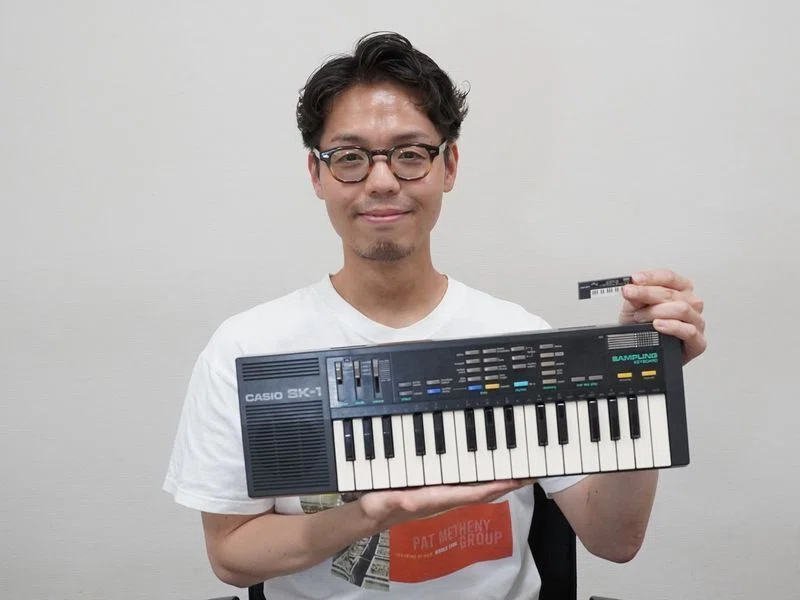 コウスケサマカシオシンセ歴史的珍品正弦波加算合成MT70 1982年￼ 美品￼ 社員が解説】カシオの名機「MT-40」のミニチュアマスコットに隠された