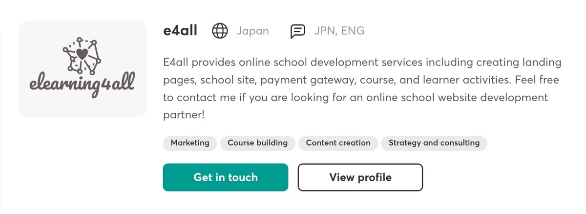LearnWorlds公式Experts Directory