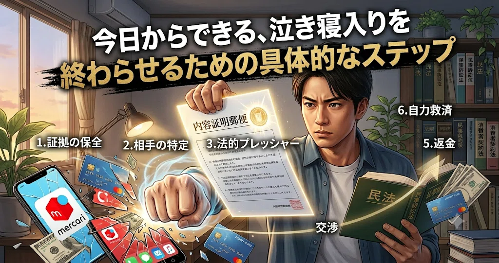 今日からできる、泣き寝入りを終わらせるための具体的なステップ