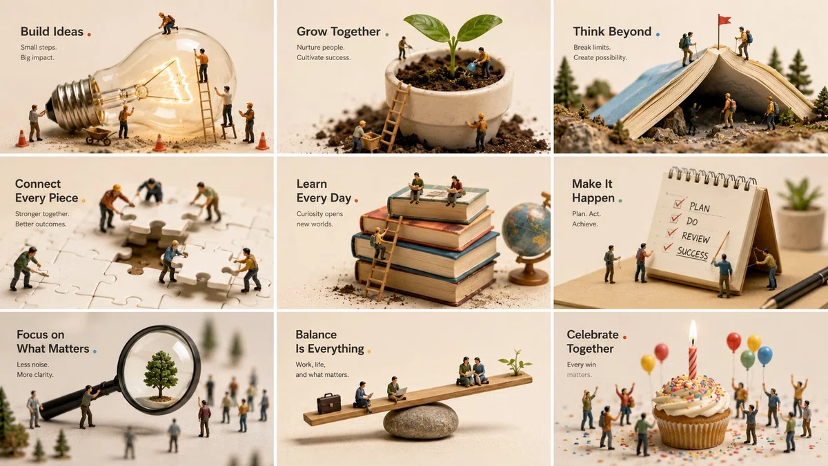 Miniature Metaphorのスライド例