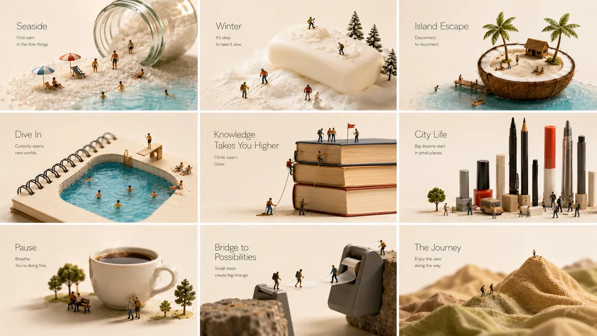 Miniature Landscapeのスライド例
