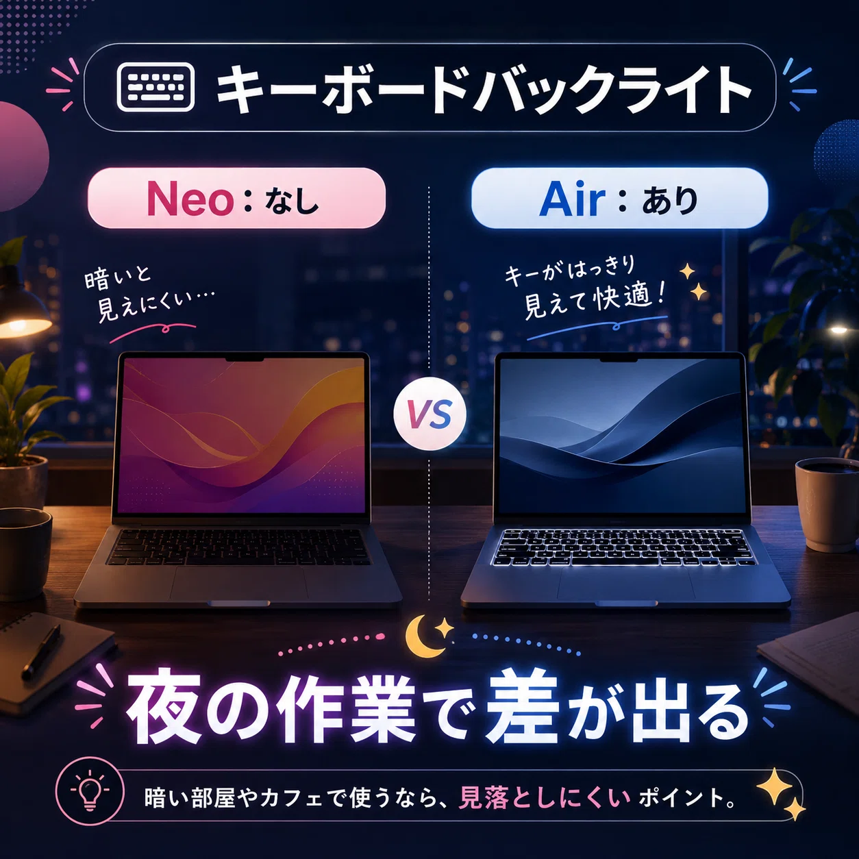 ?【2026年版】MacBook NeoとMacBook Air、あなたにぴったりなのは 