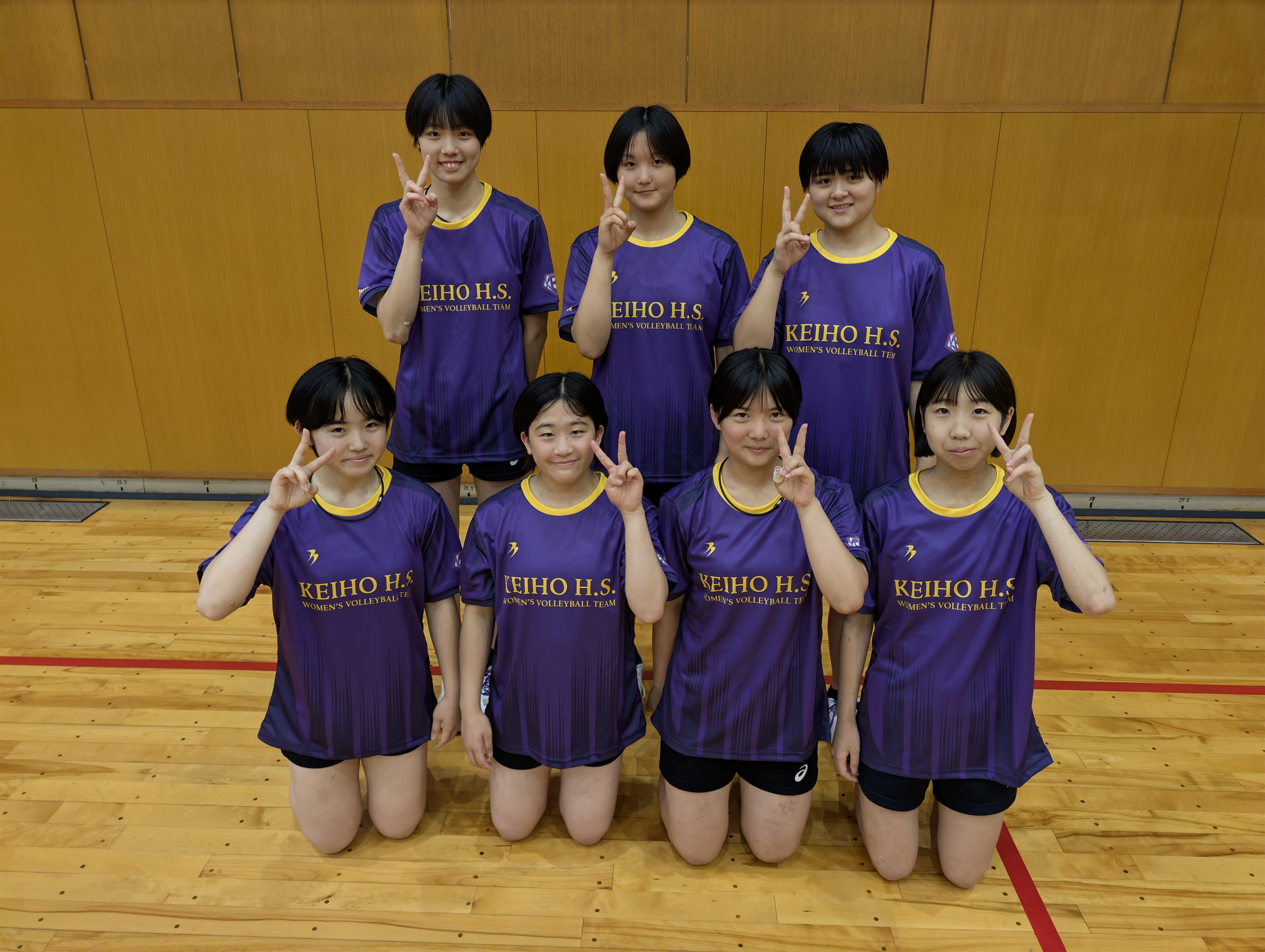 チームTシャツ新調｜瓊浦高等学校女子バレーボール部