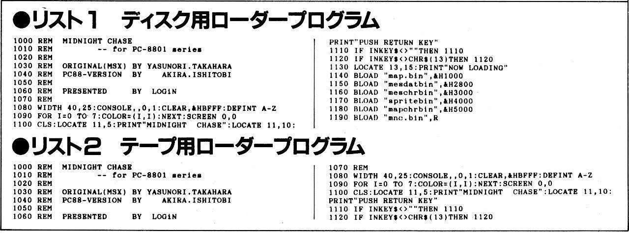 PasocomMini PC-8801mkIISRの発売に備えて雑誌からゲームを読み取る