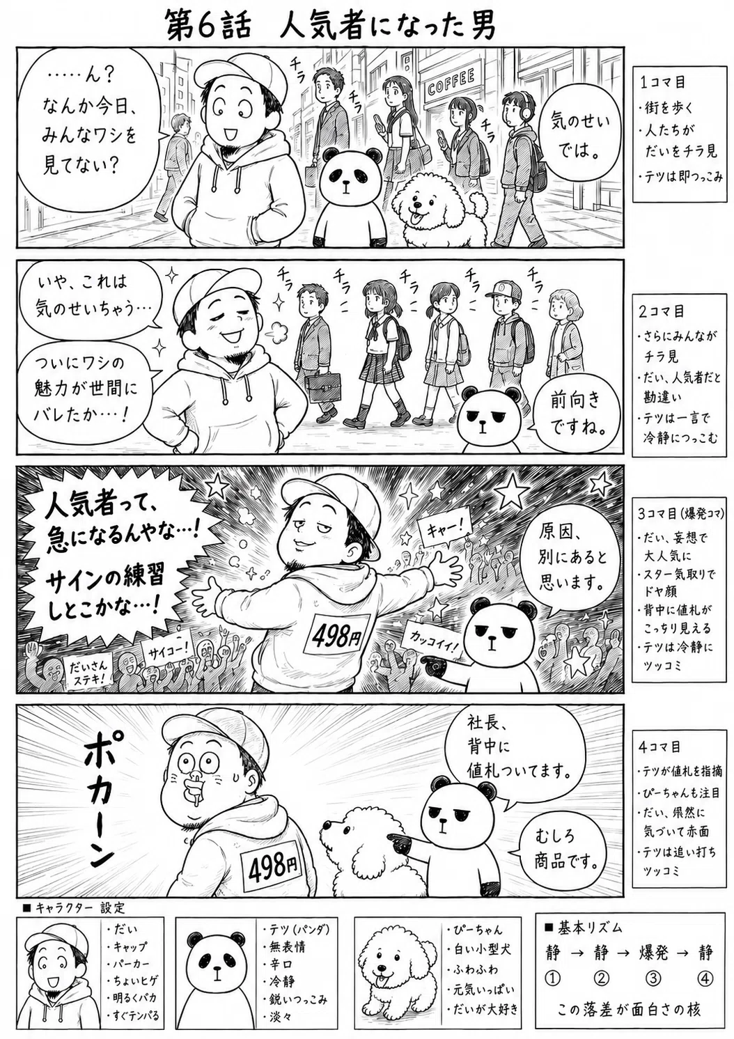 何も思いつかない時に閃く=4コマ書いてみたシリーズ⑥|∞ isshin×DAI|感性と未来の声